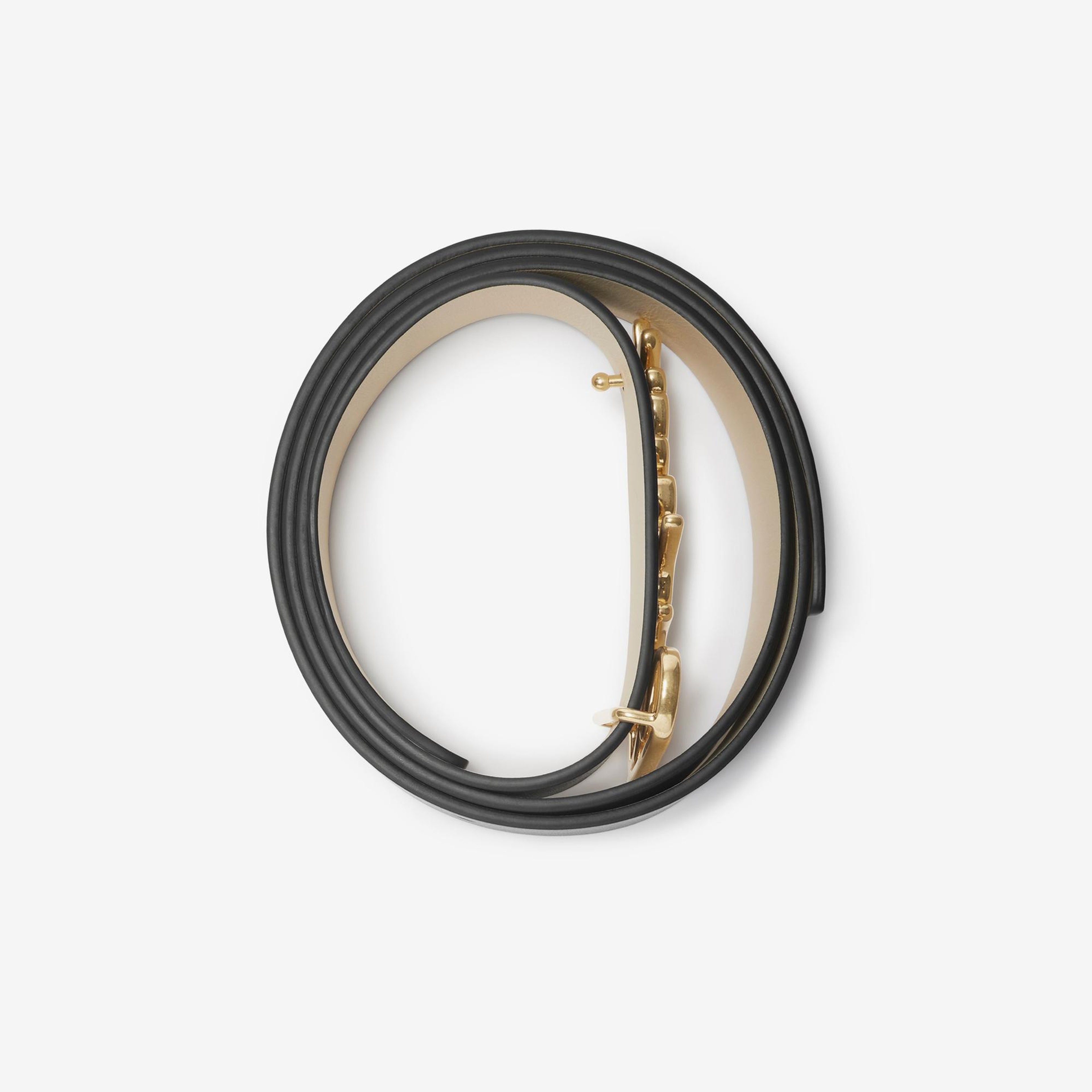 Burberry Signature Rev 30Mm Reversible Leather Kadın Siyah Kemer