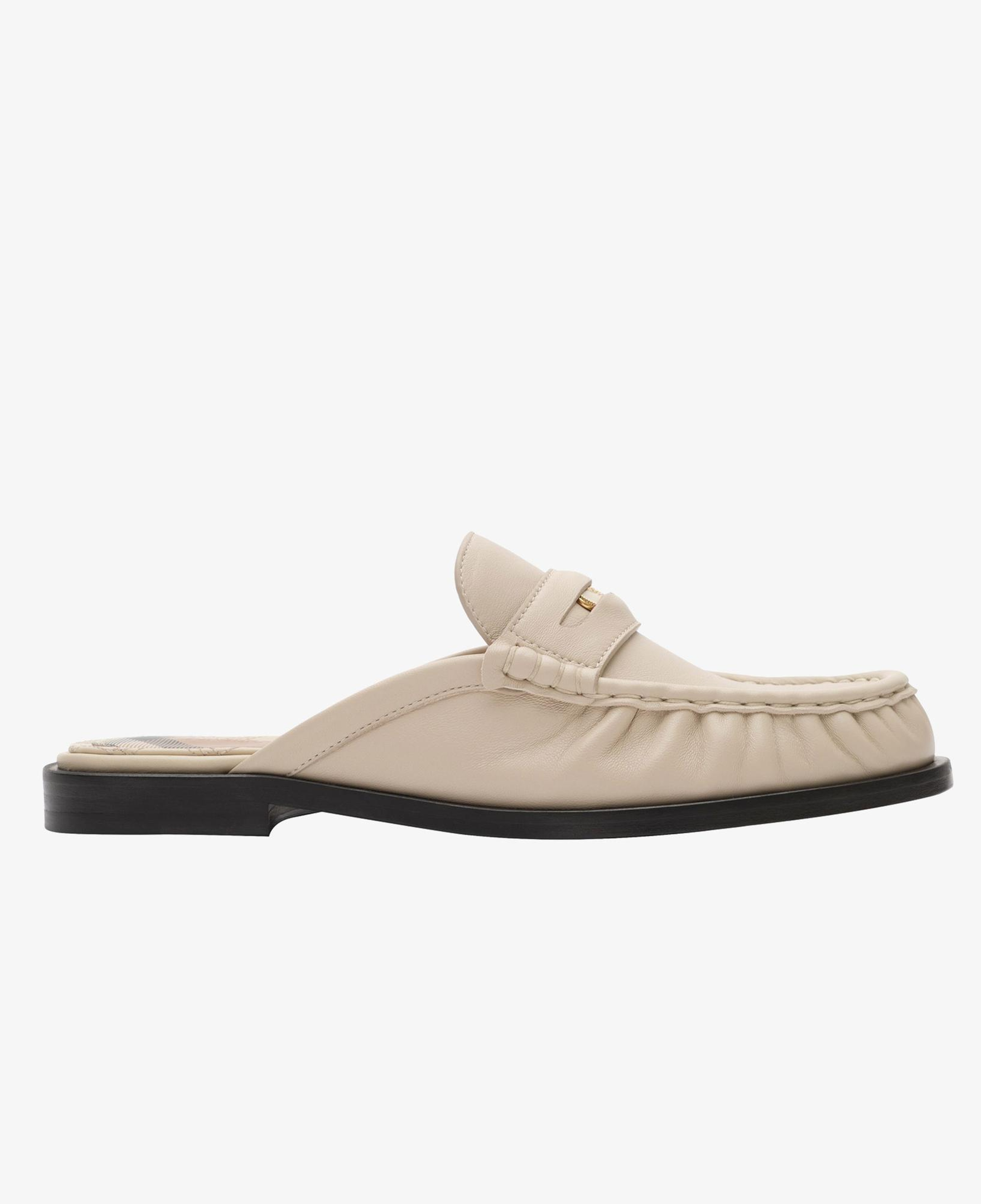 Burberry Cadet Mules Kadın Beyaz Terlik