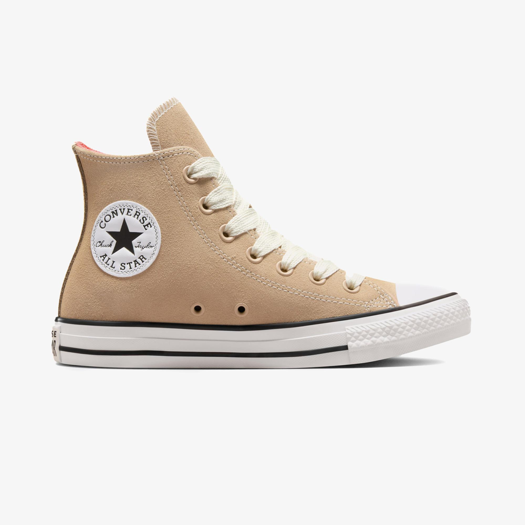 Converse Chuck Taylor All Star Kadın Bej Süet Sneaker