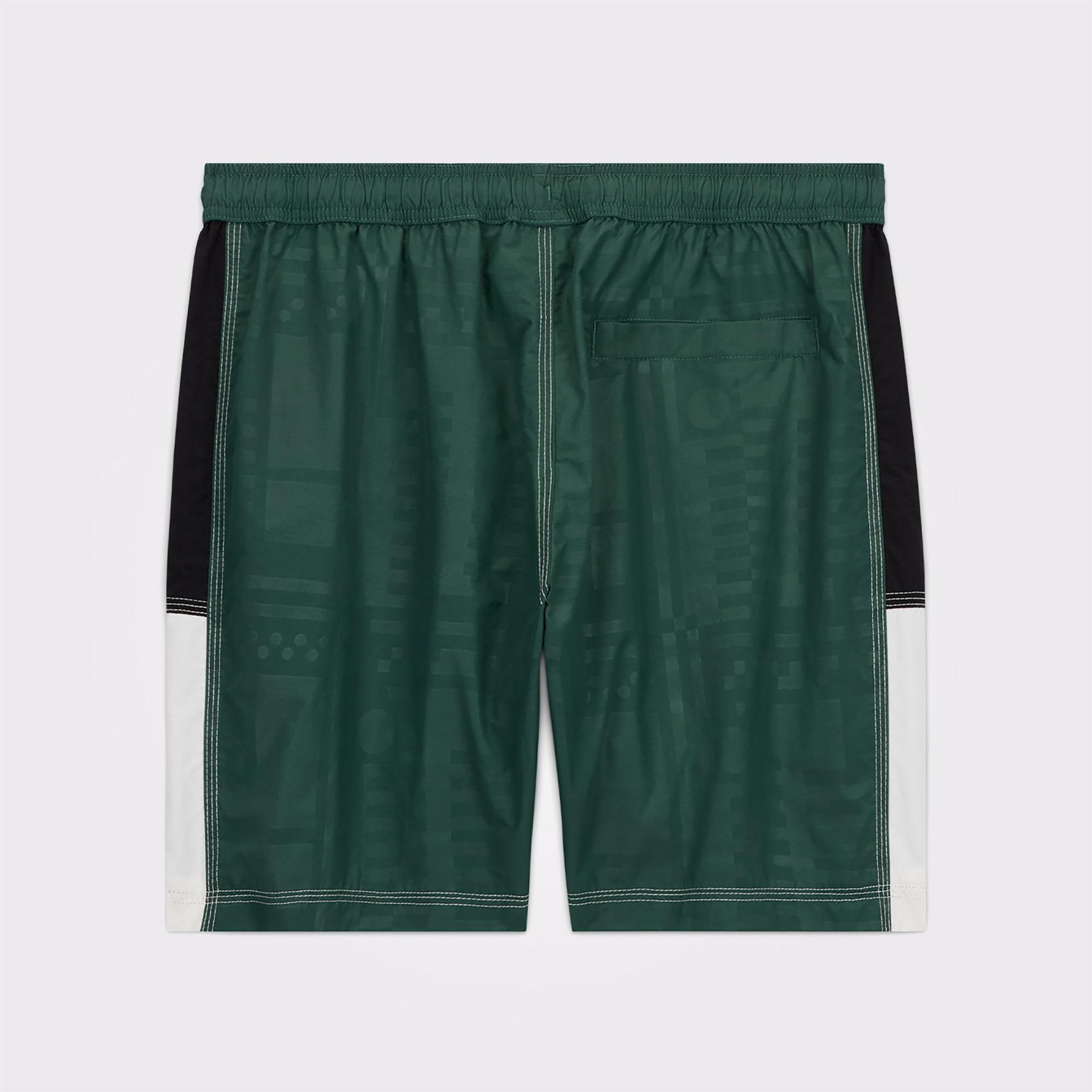 Converse x LFC Desenli Unisex Yeşil Şort