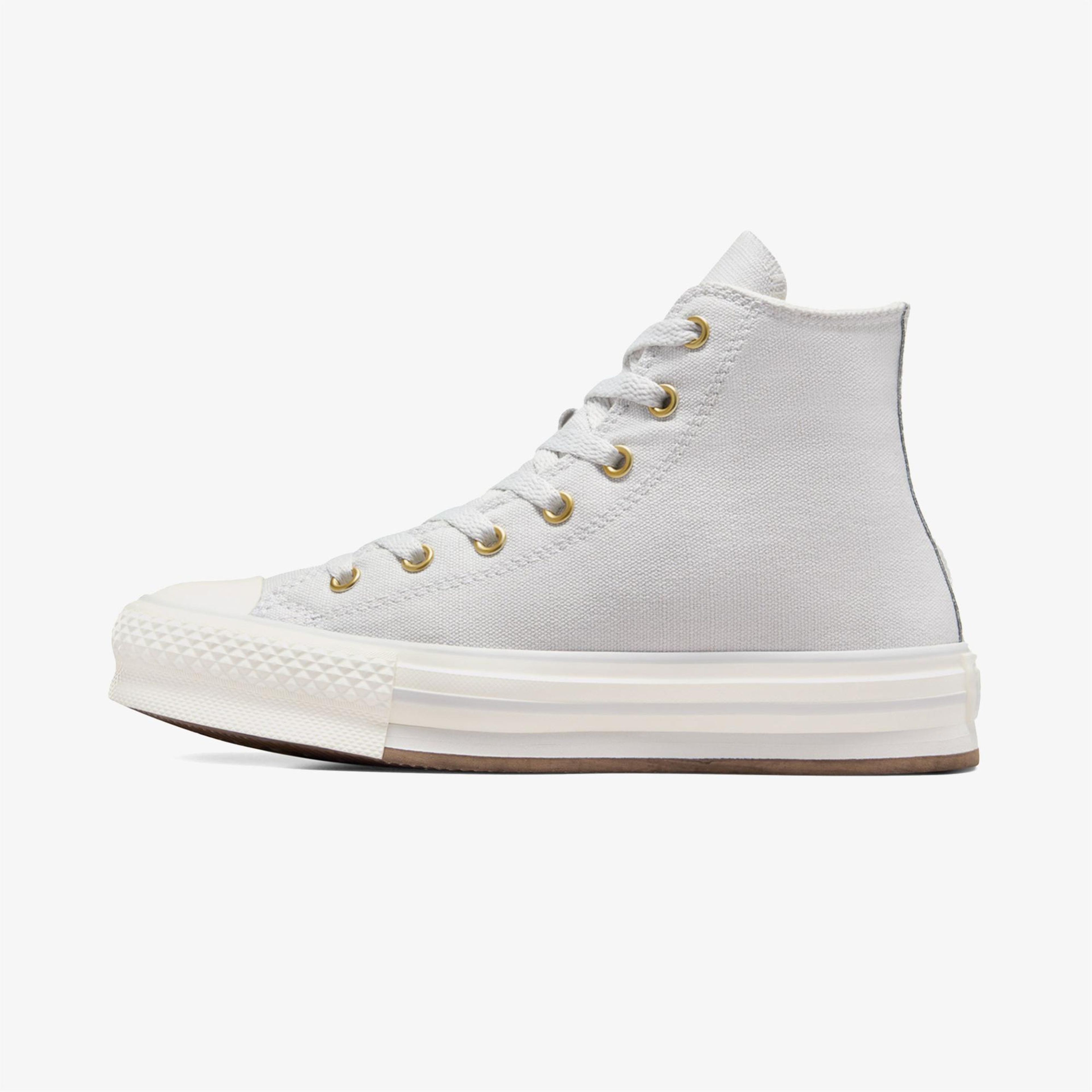 Converse Chuck Taylor All Star EVA Lift Genç Gri Platform Sneaker