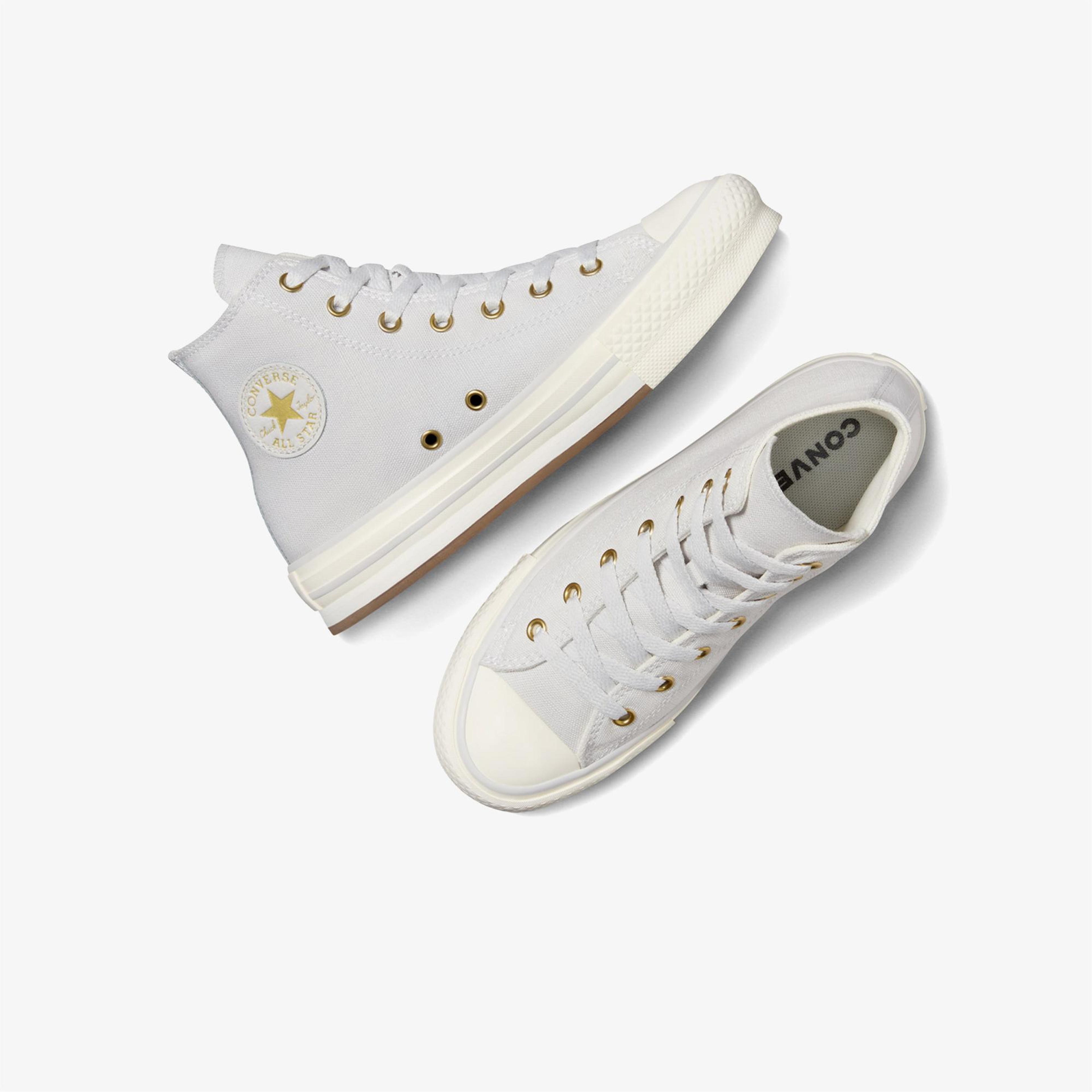 Converse Chuck Taylor All Star EVA Lift Genç Gri Platform Sneaker
