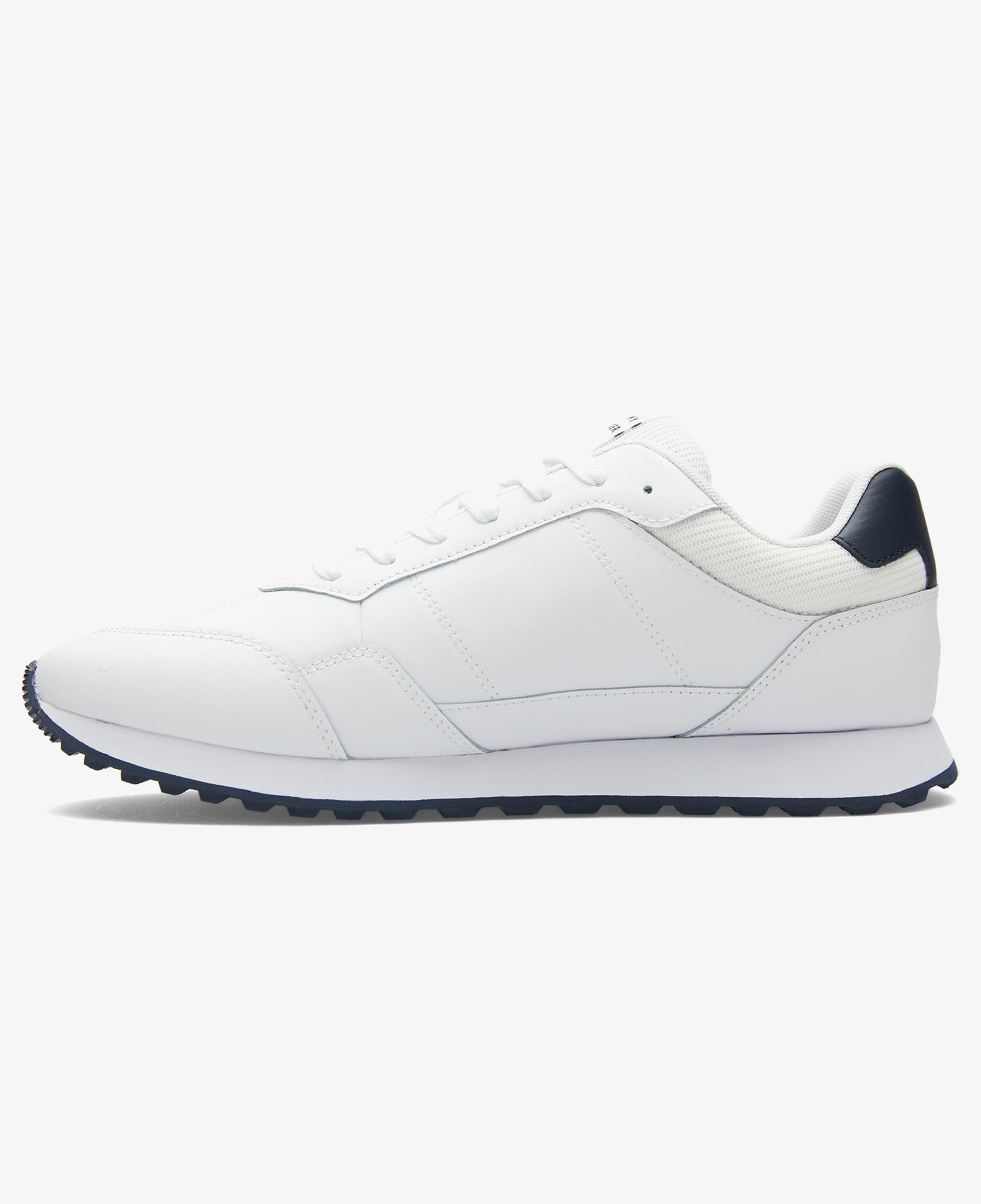 Tommy Hilfiger New Runner Eva Leather Erkek Beyaz Sneaker