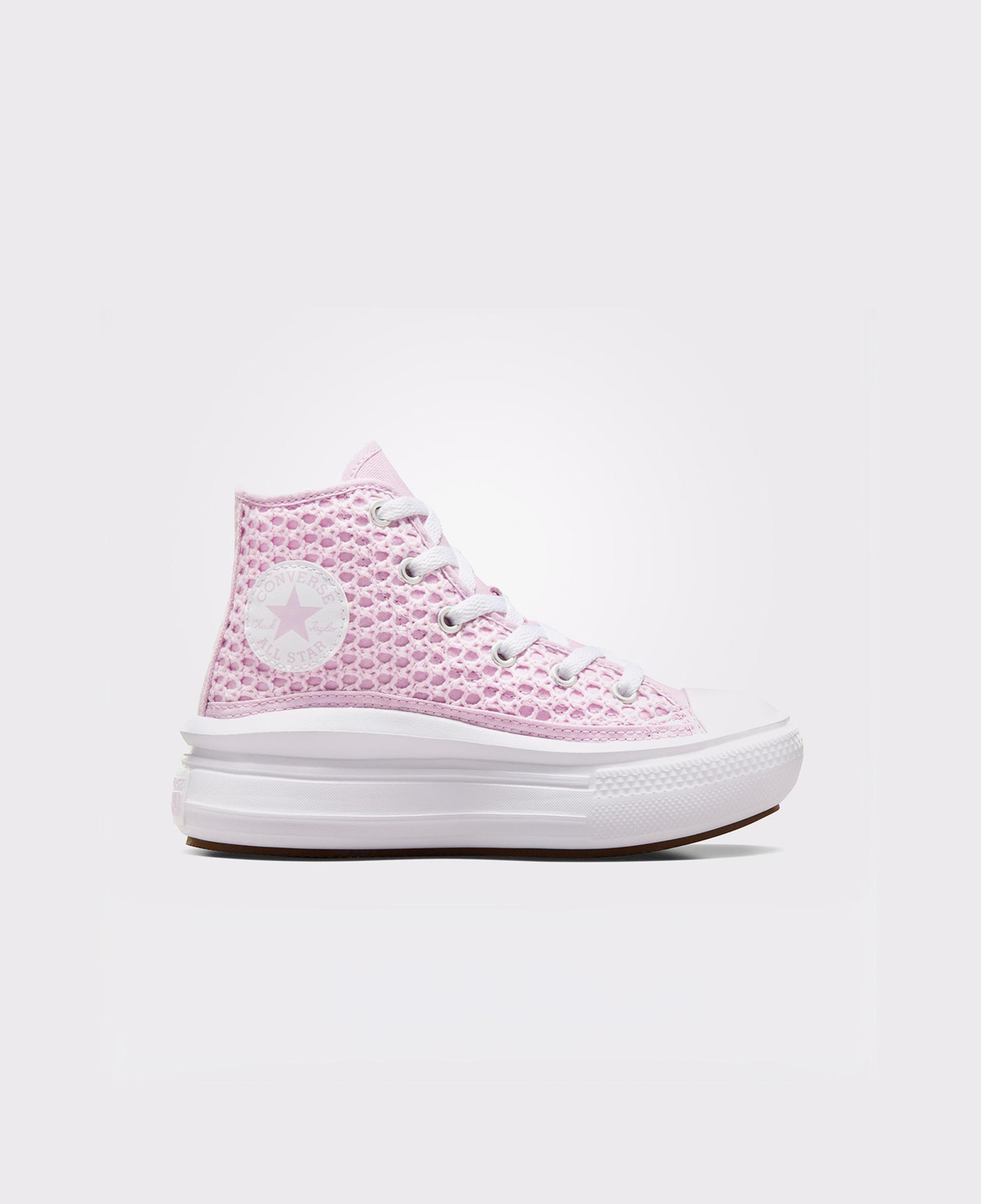Converse Chuck Taylor All Star Move Çocuk Pembe Platform Sneaker