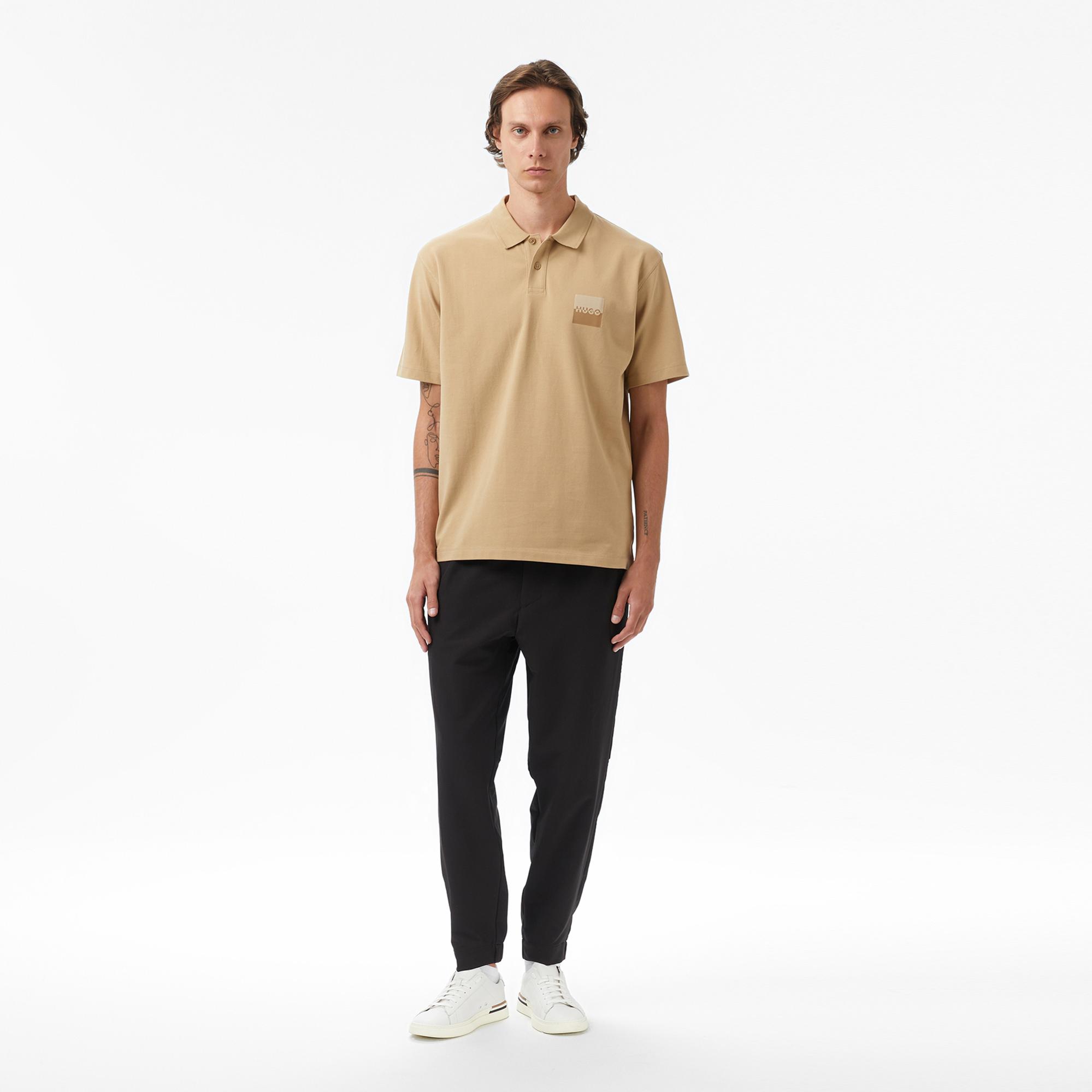 Hugo Dusplity Erkek Bej Polo