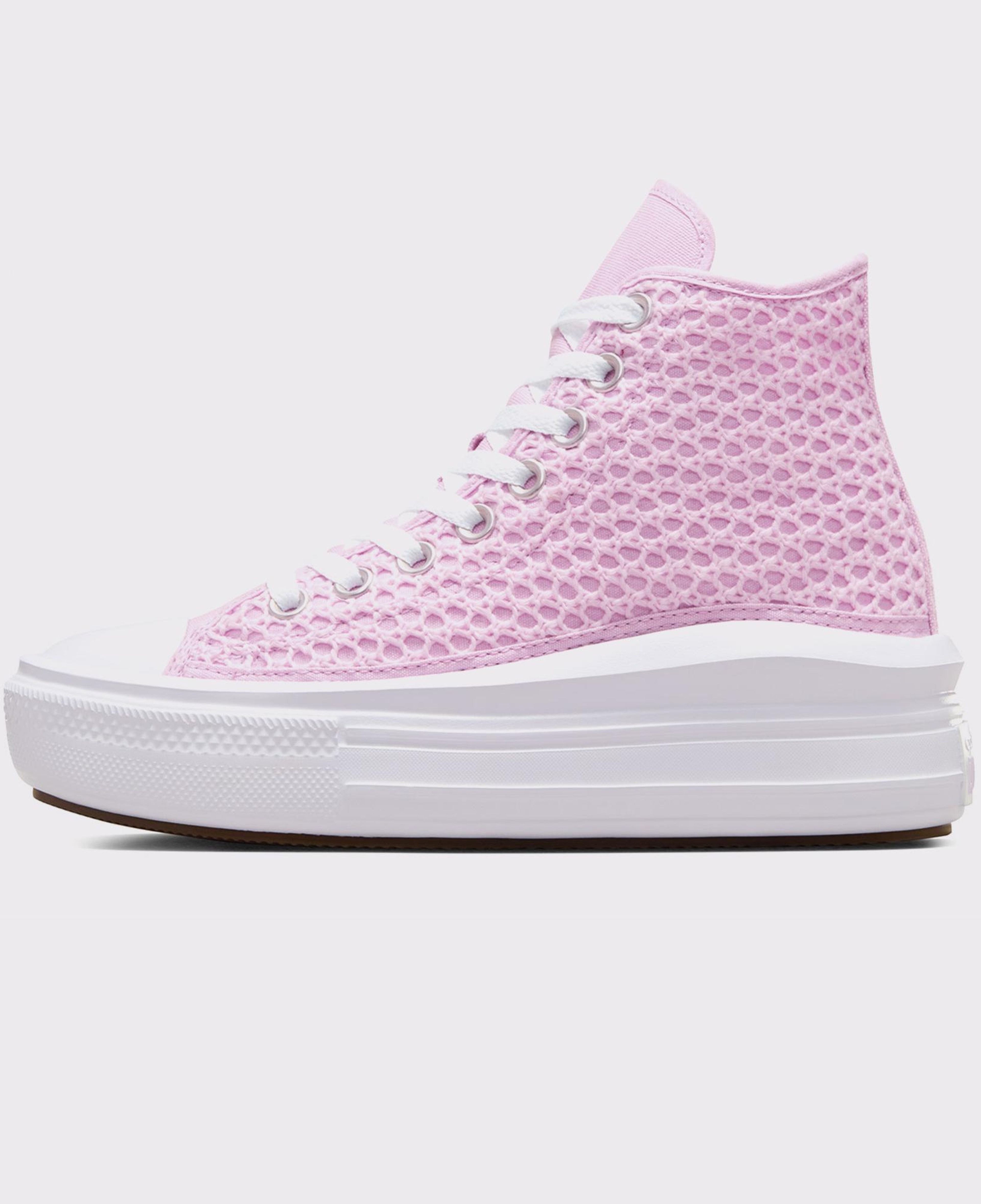 Converse Chuck Taylor All Star Move Genç Pembe Platform Sneaker