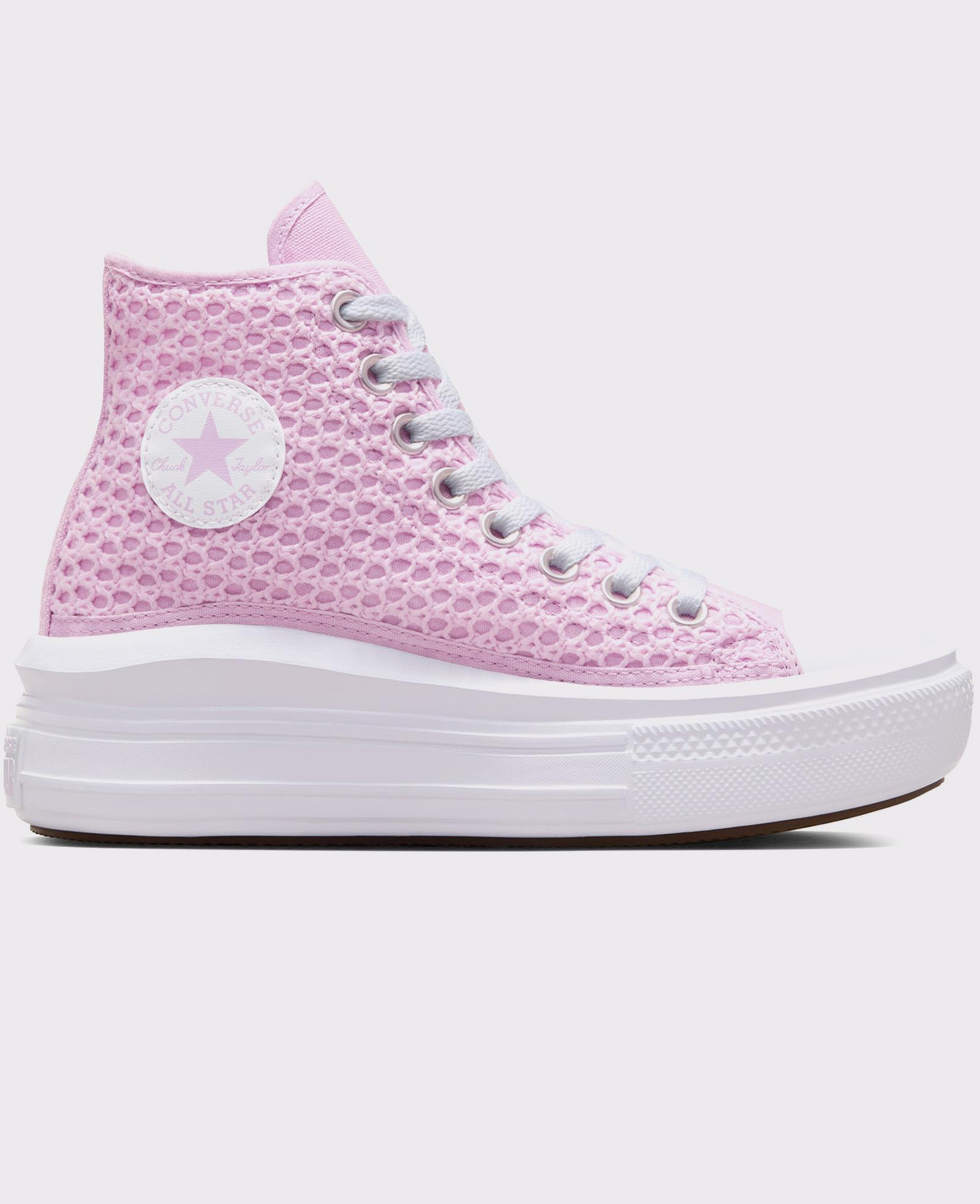 Converse Chuck Taylor All Star Move Genç Pembe Platform Sneaker