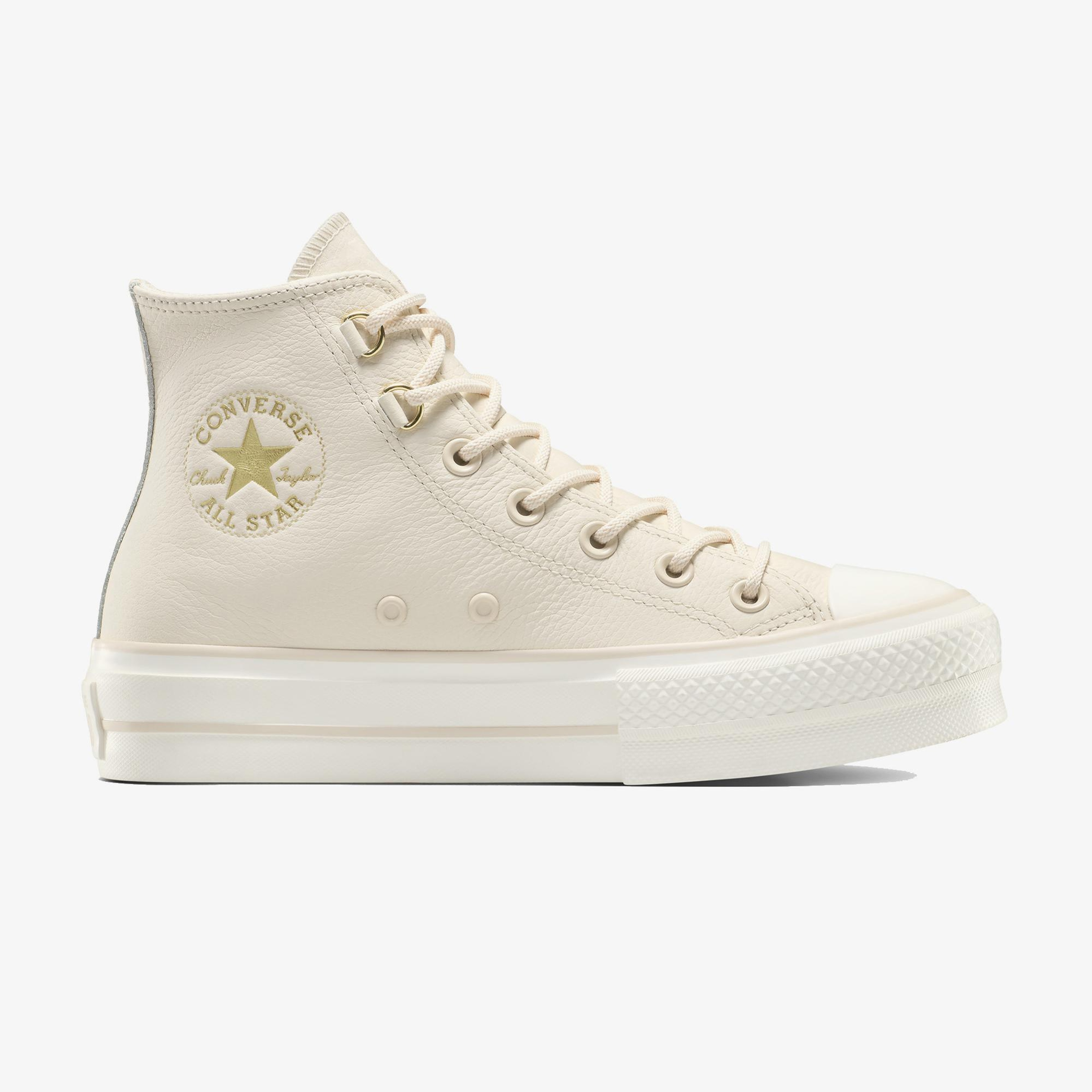 Converse Chuck Taylor All Star Lift Kadın Krem Sneaker