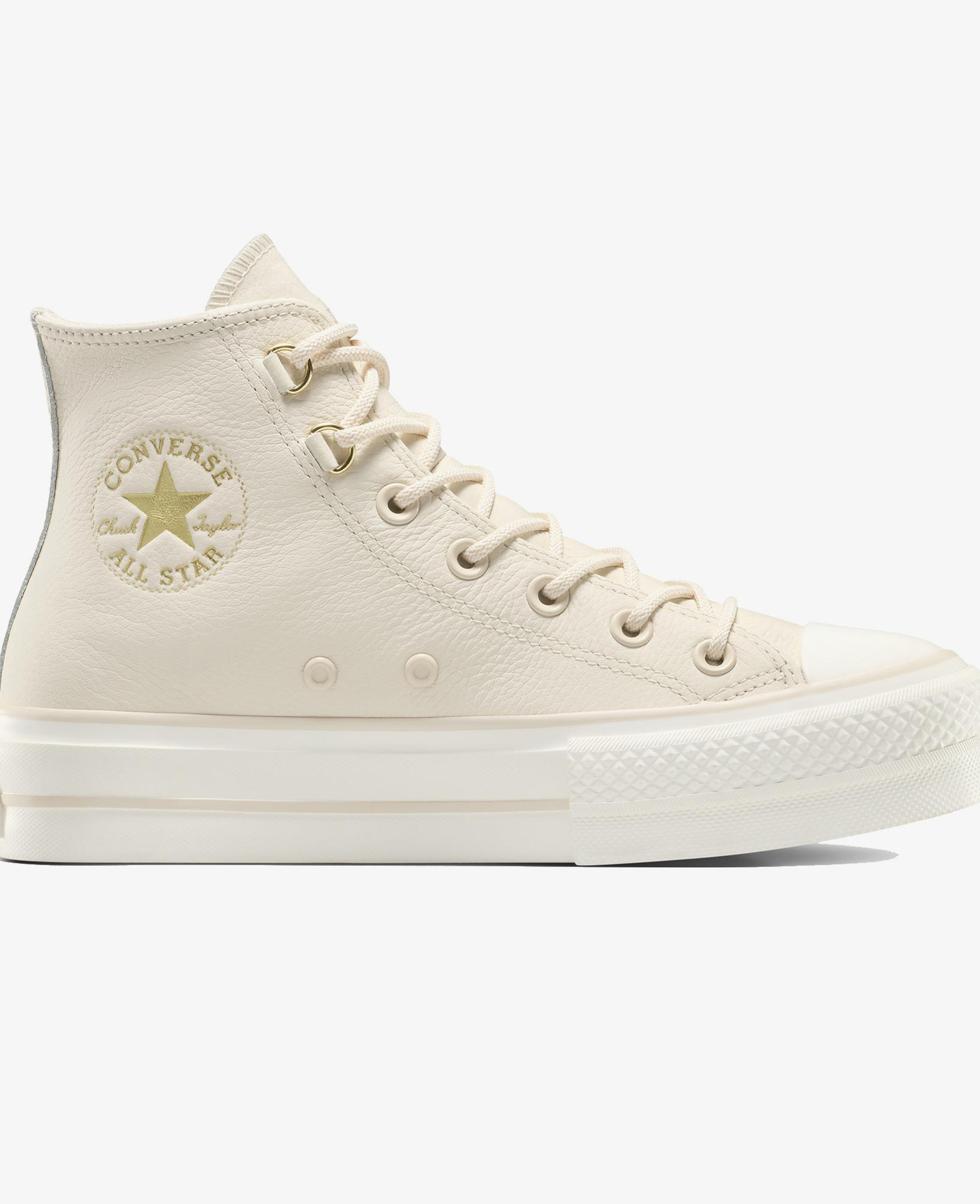 Converse Chuck Taylor All Star Lift Kadın Krem Sneaker
