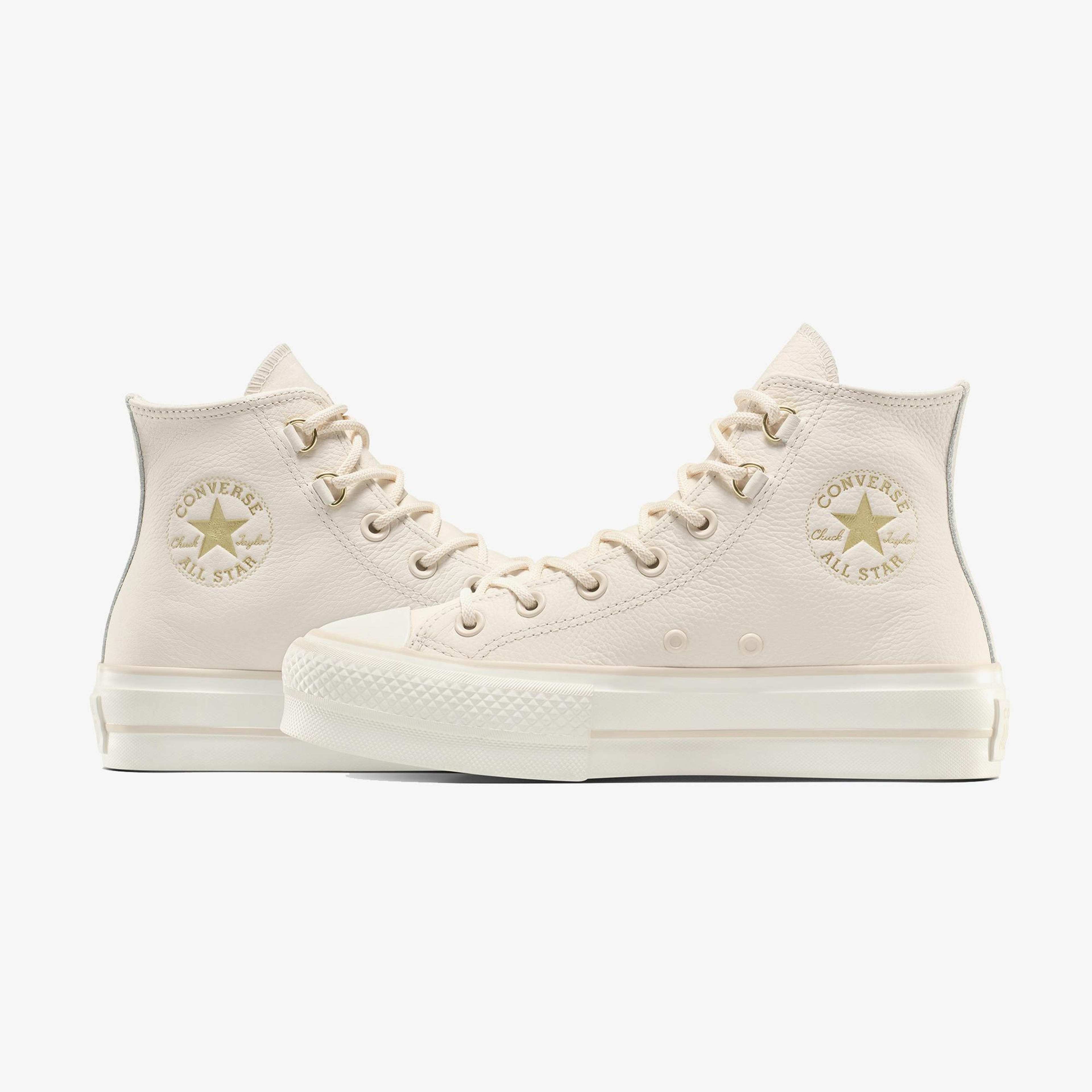 Converse Chuck Taylor All Star Lift Kadın Krem Sneaker