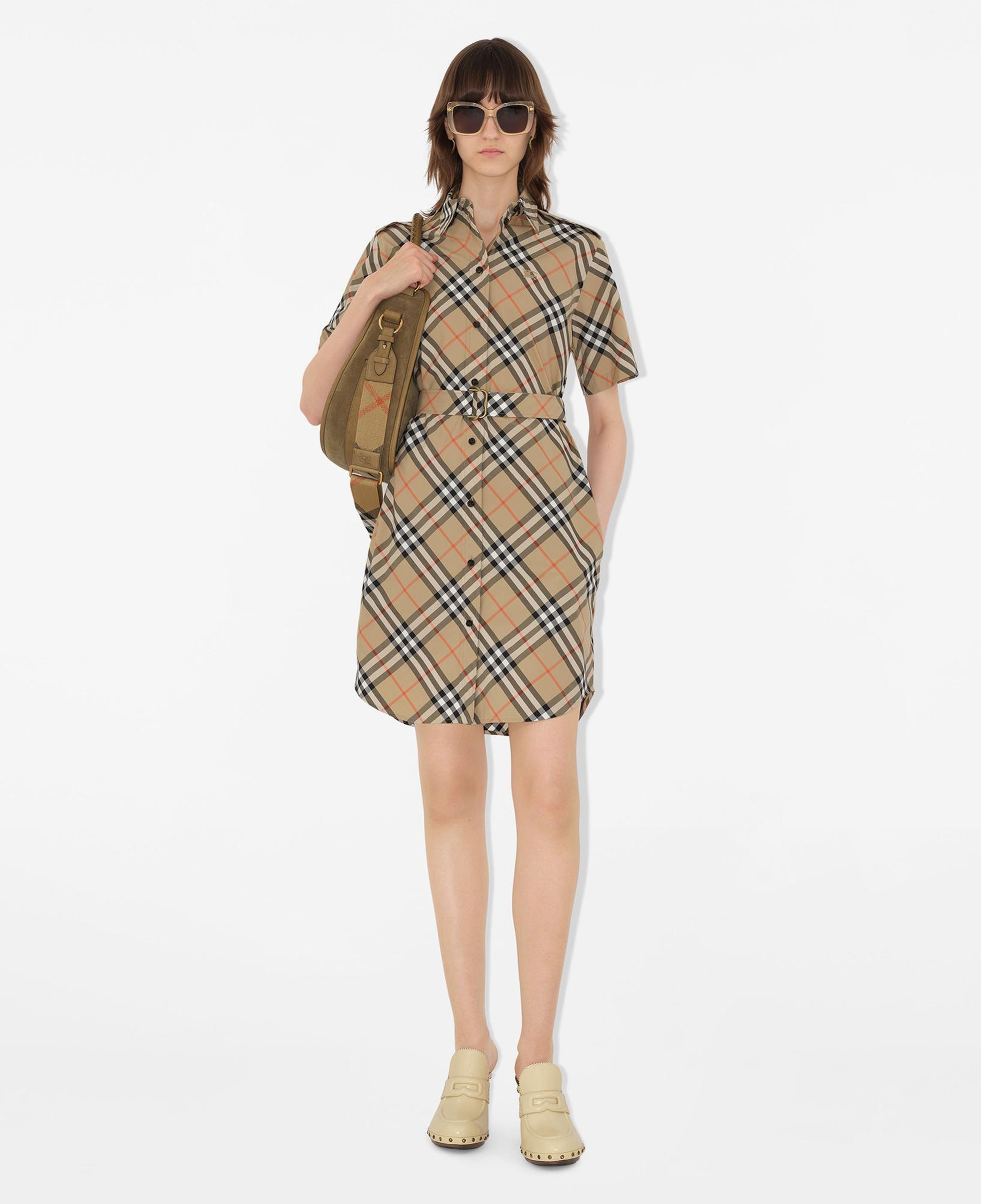 Burberry Kadın Bej Elbise