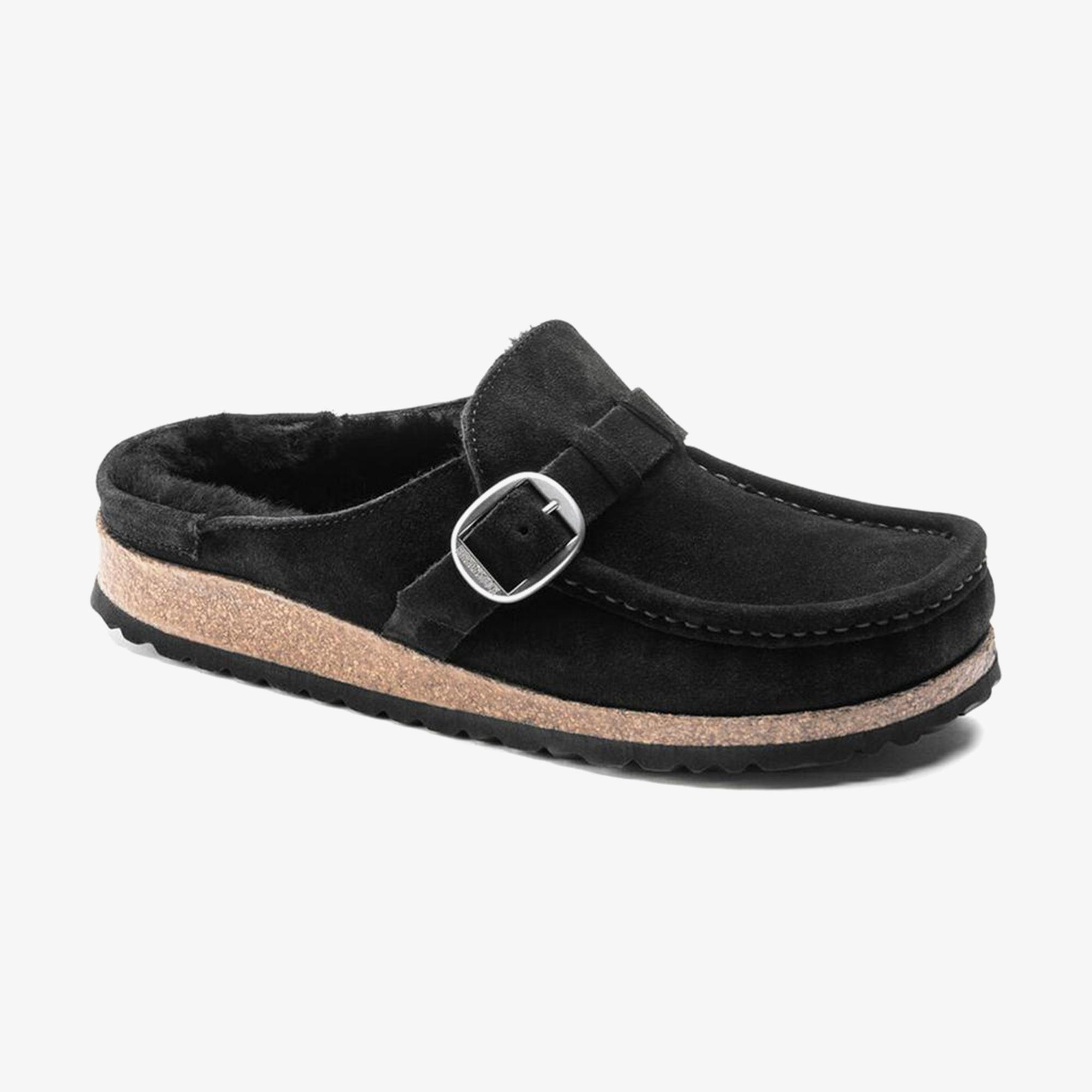 Birkenstock Buckley Vl Shearling Kadın Siyah Terlik