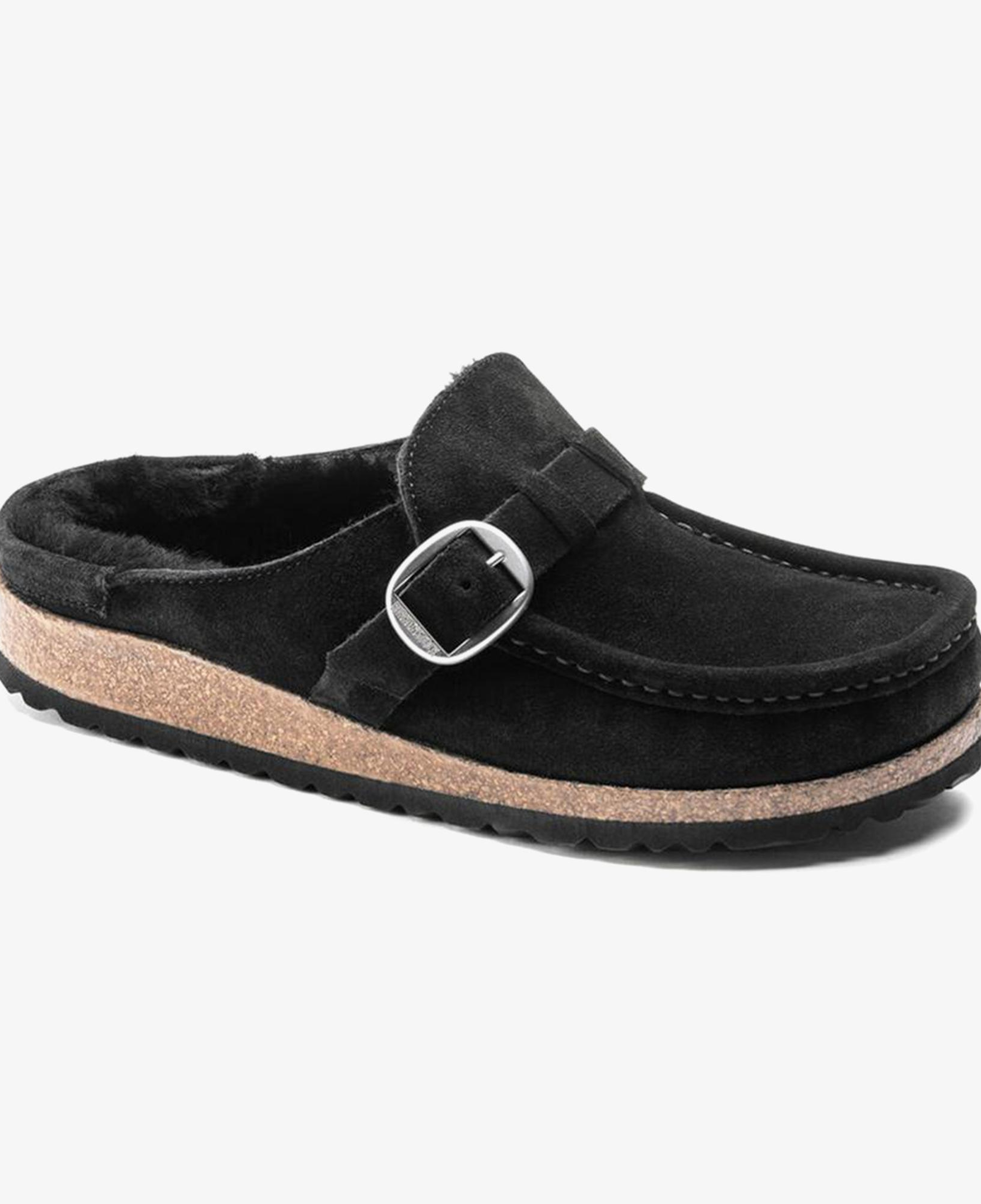 Birkenstock Buckley Vl Shearling Kadın Siyah Terlik