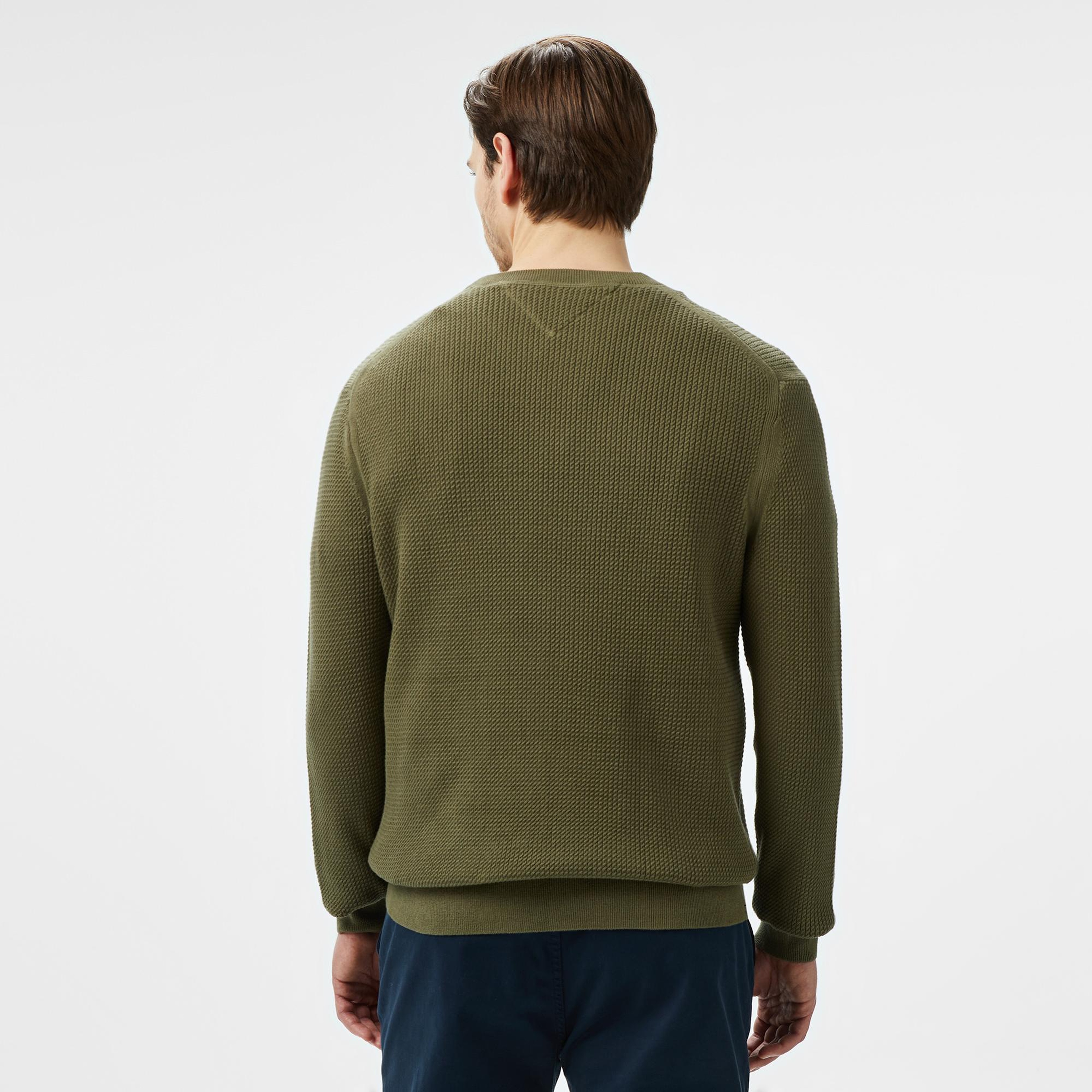 Tommy Hilfiger Erkek Yeşil Triko