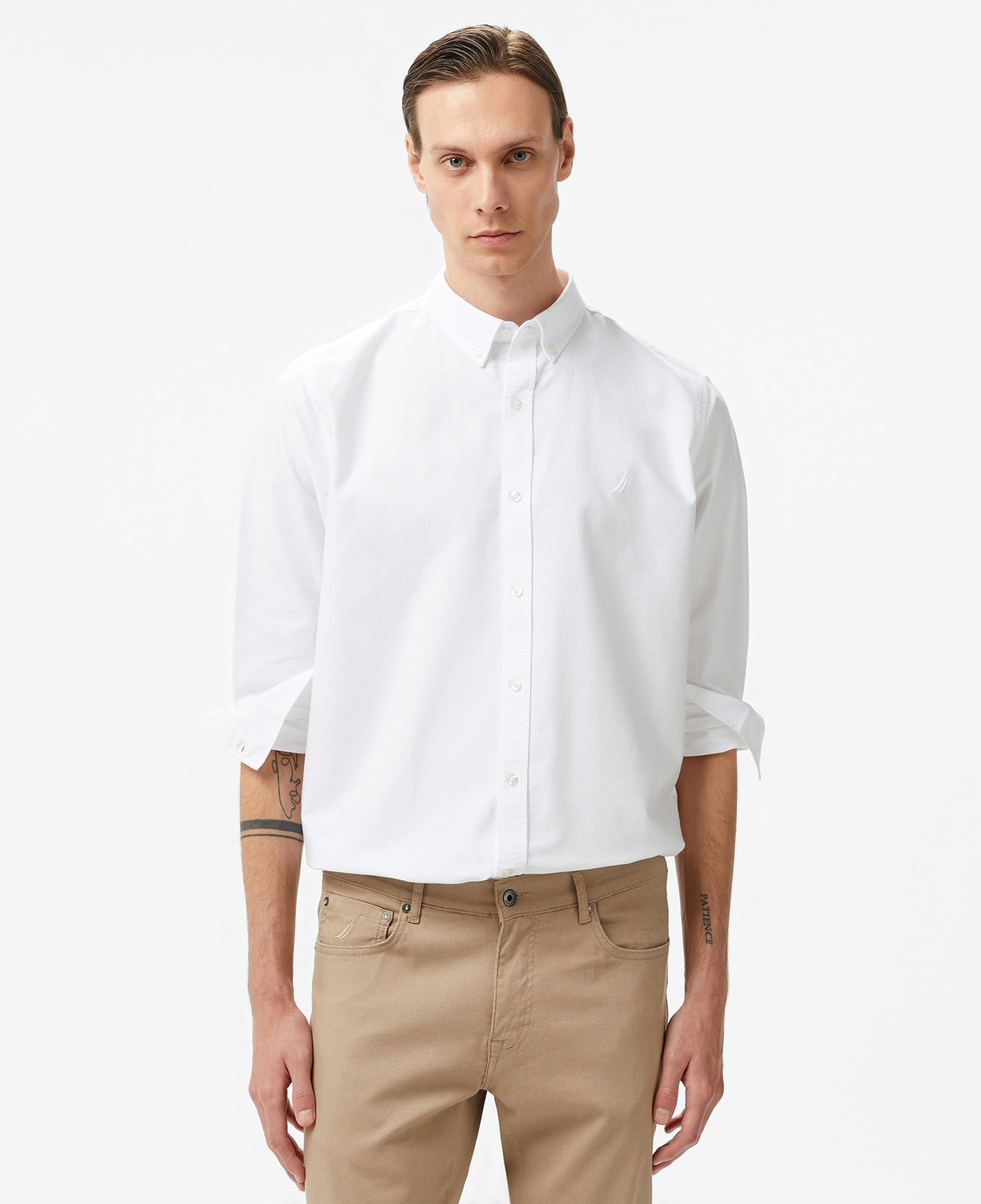 Nautica Erkek Beyaz Gömlek