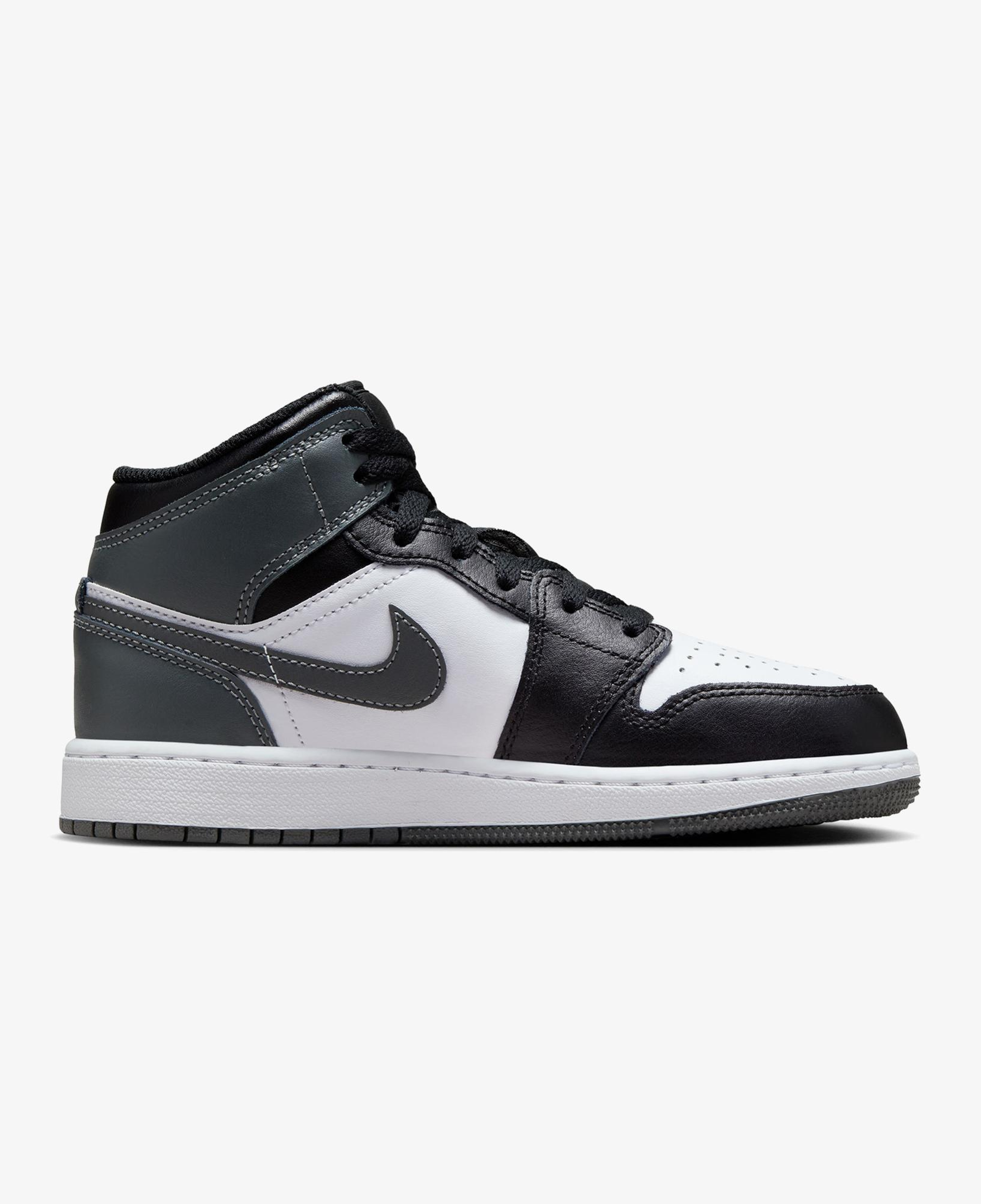 Jordan Air 1 Mid Genç Siyah Spor Ayakkabı