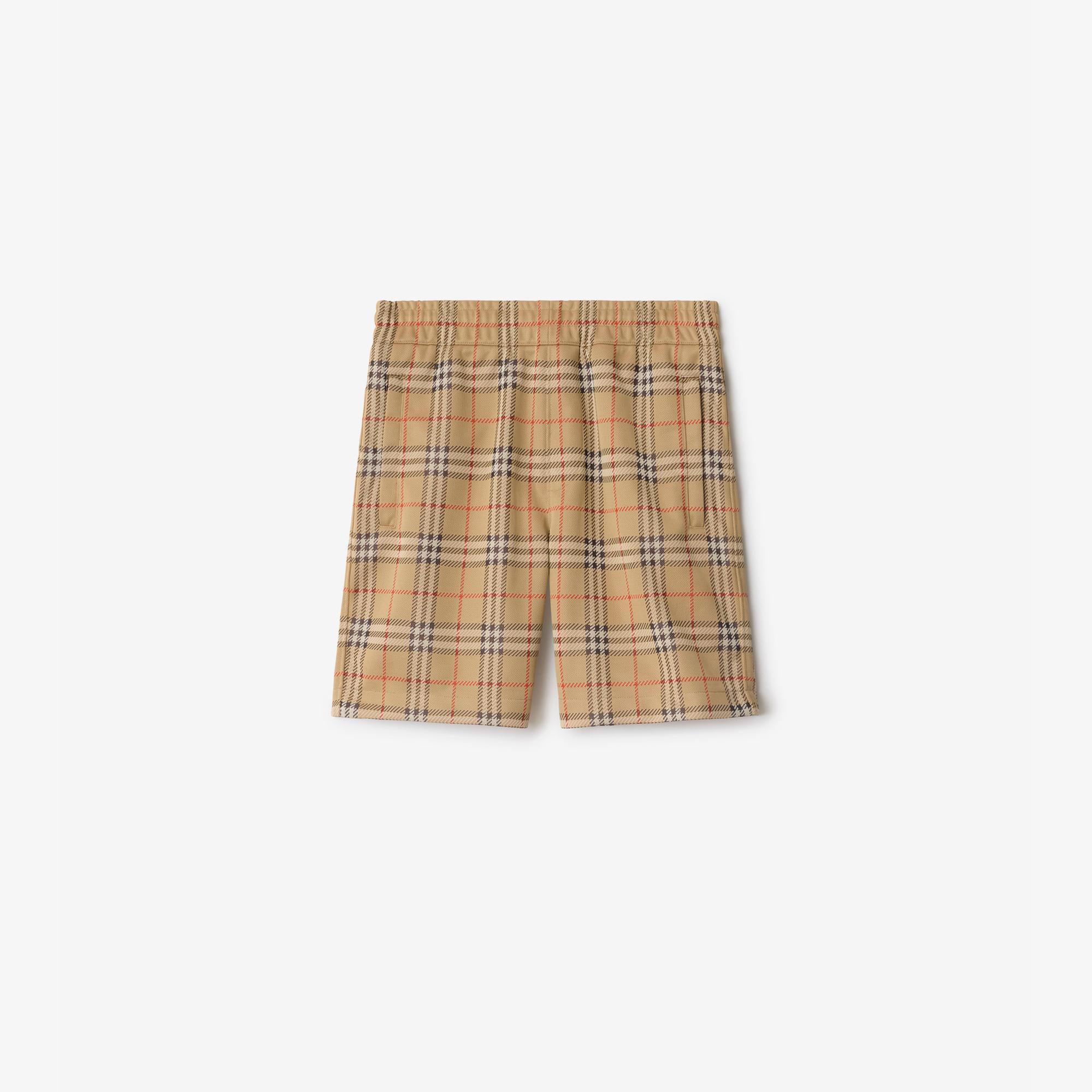 Burberry Check Erkek Bej Şort