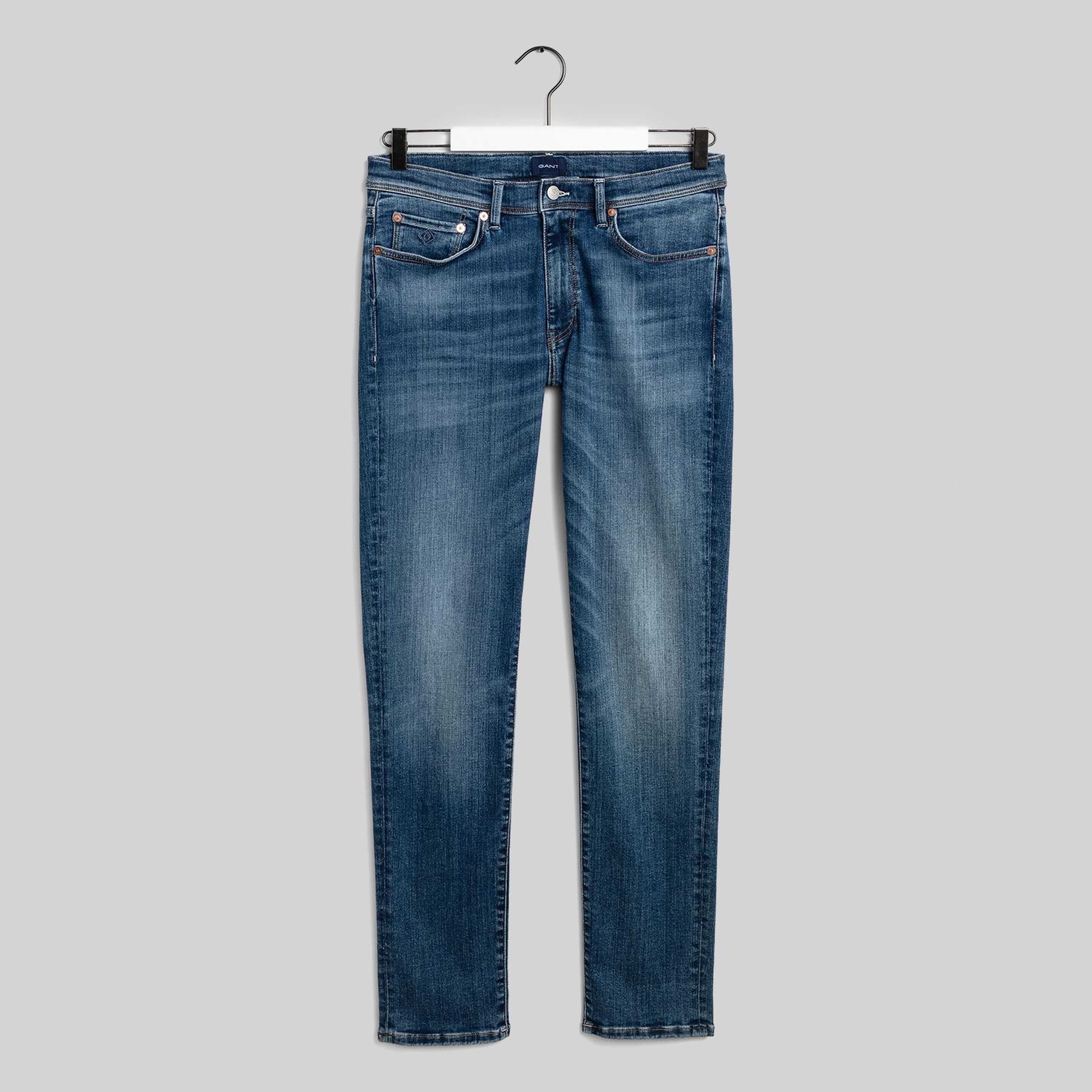 GANT Erkek Mavi Extra Slim Fit Jean Pantolon