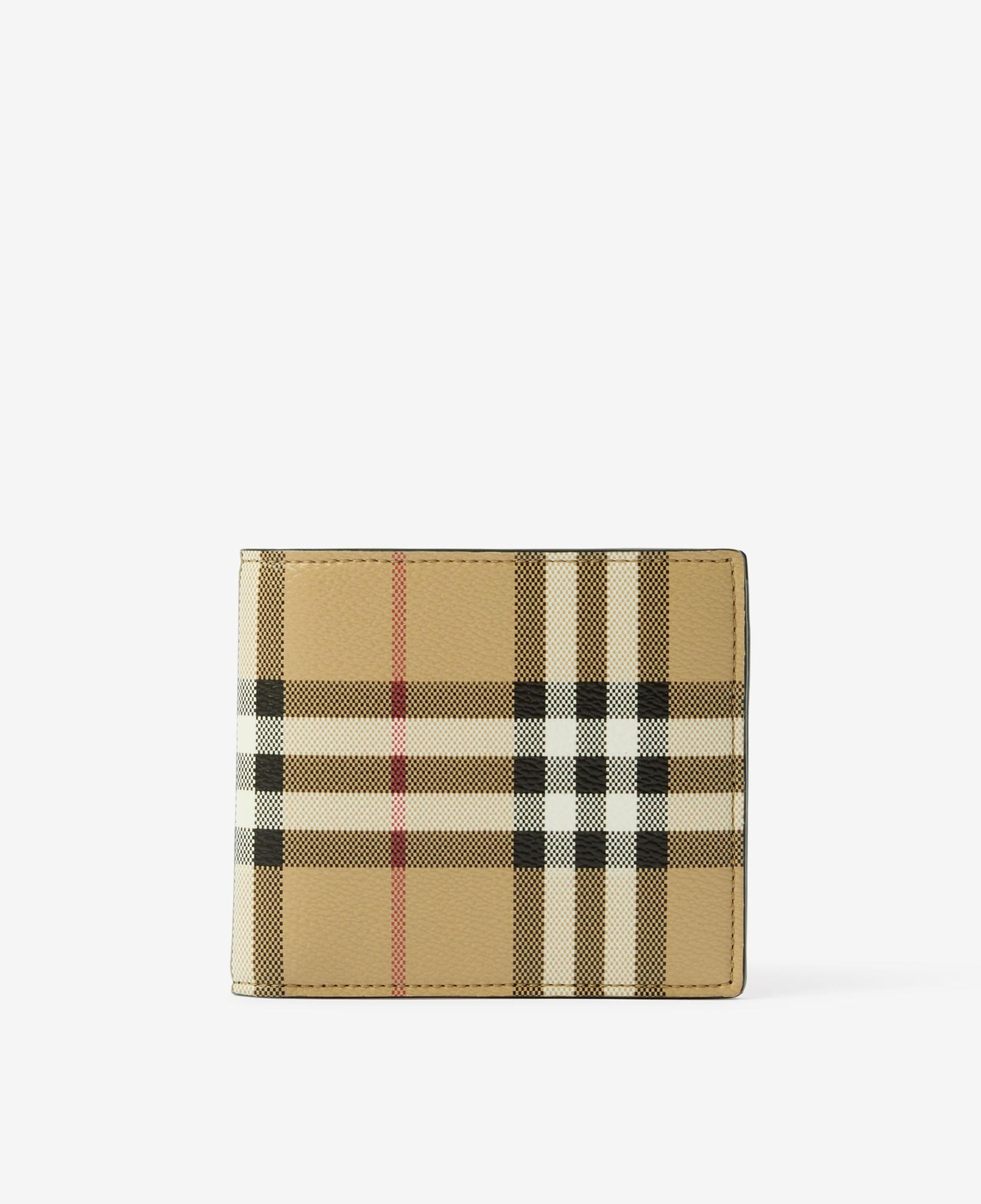 Burberry Reg Bill8 Vintage Bifold Erkek Bej Cüzdan