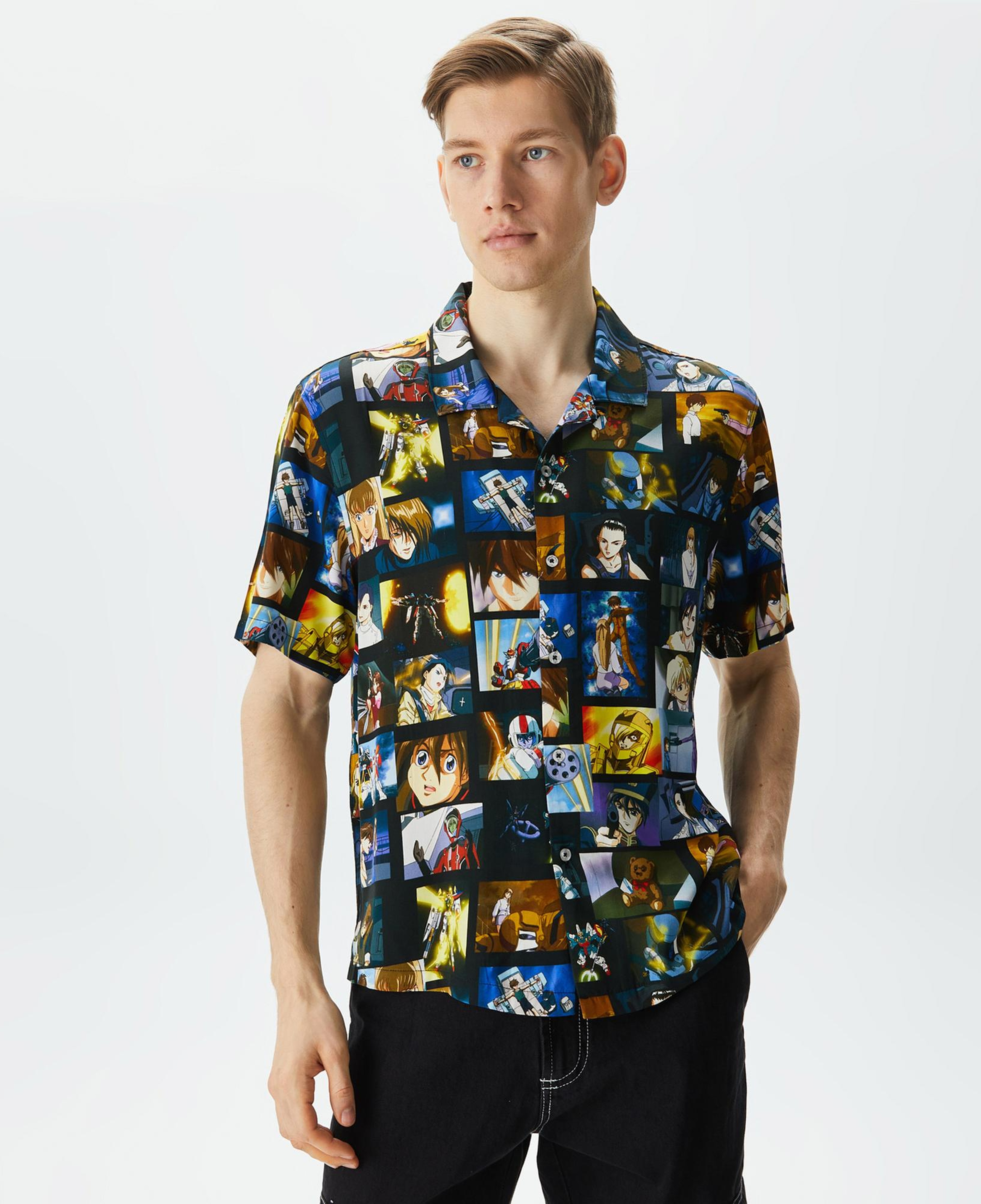 HUF Screenshots Resort Shirt Erkek Renkli Gömlek