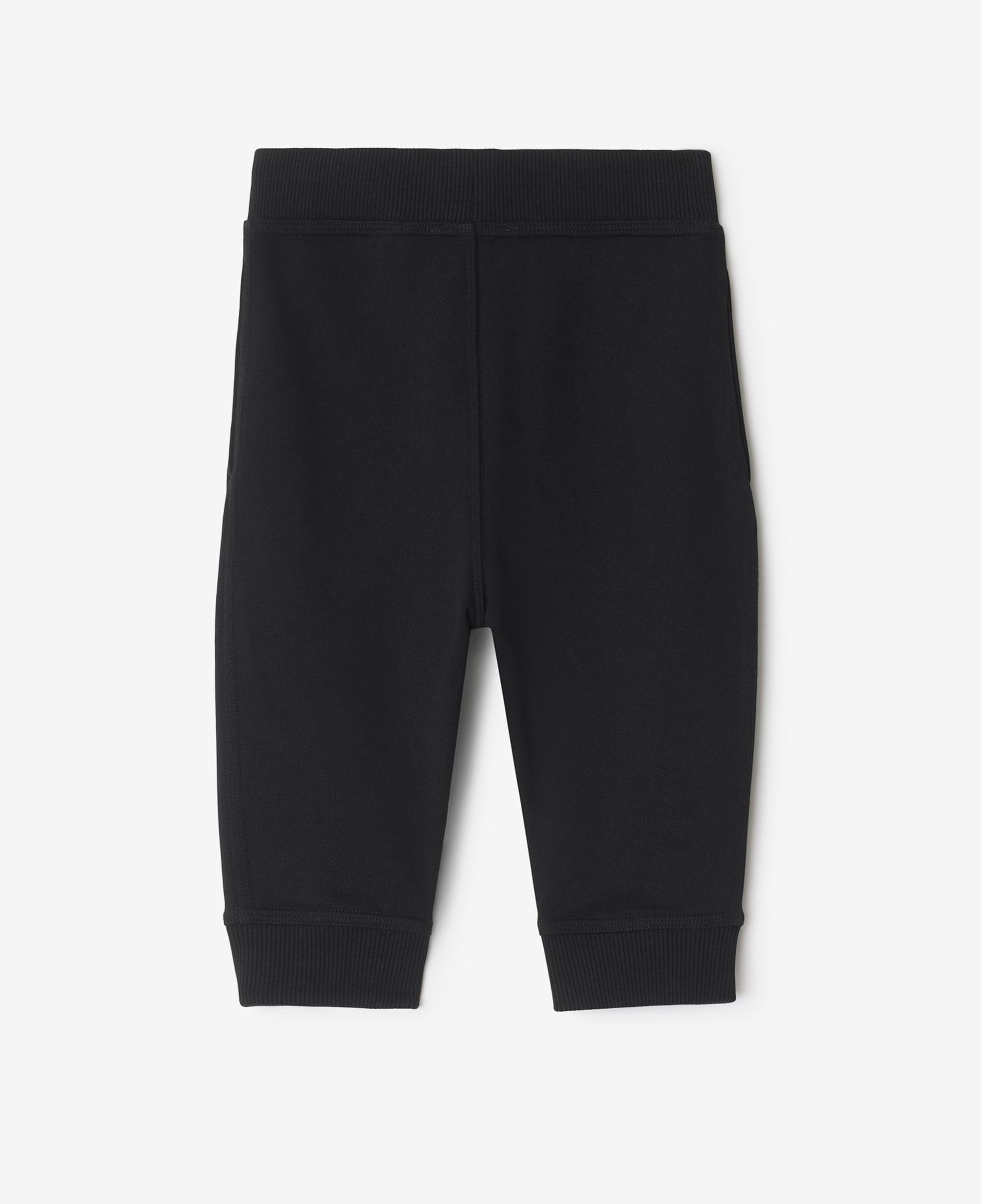 Burberry Jackson Label Cotton Jogging Çocuk Siyah Eşofman Altı