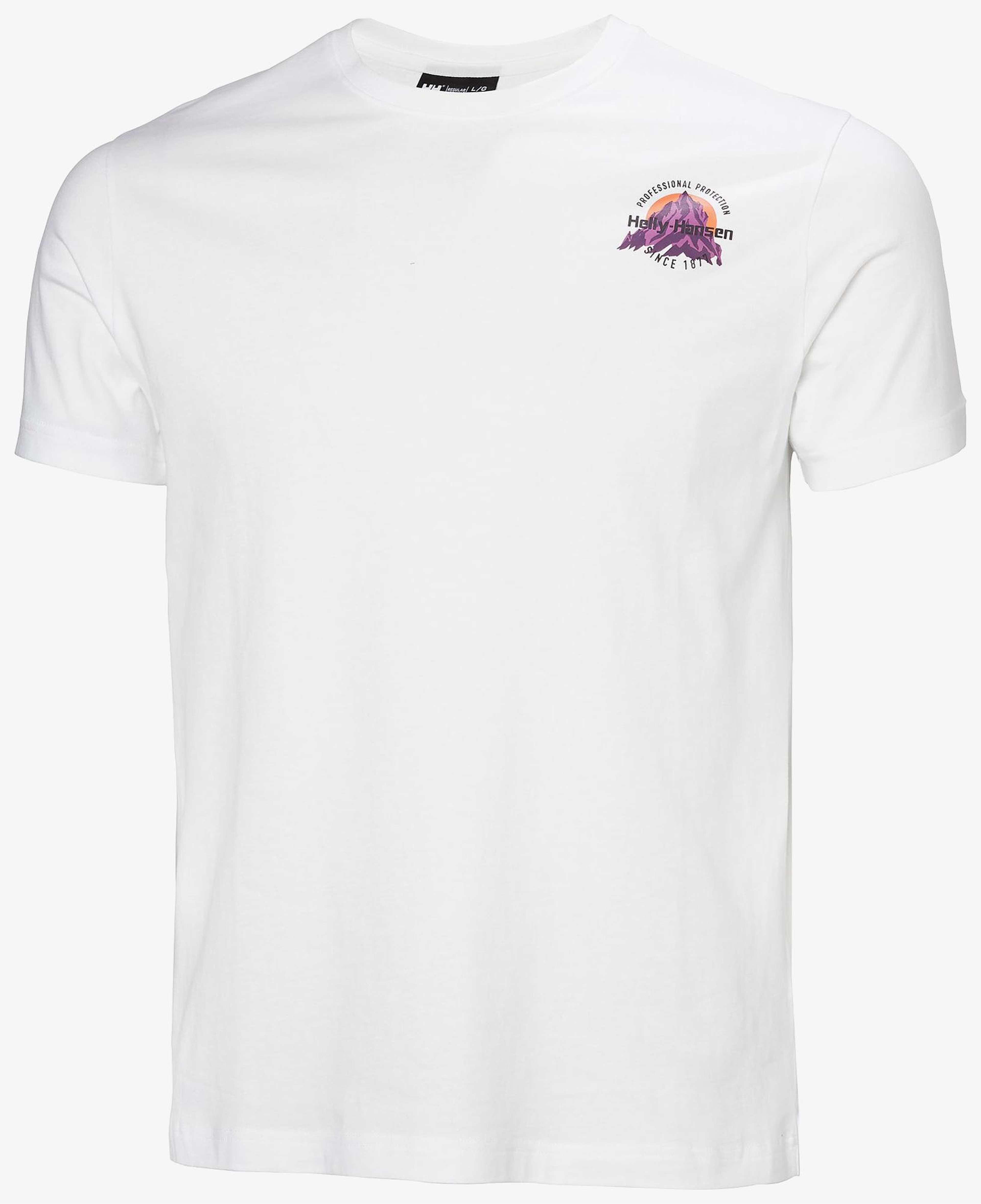 Helly Hansen Core Graphic 2.0  Erkek Beyaz T-shirt