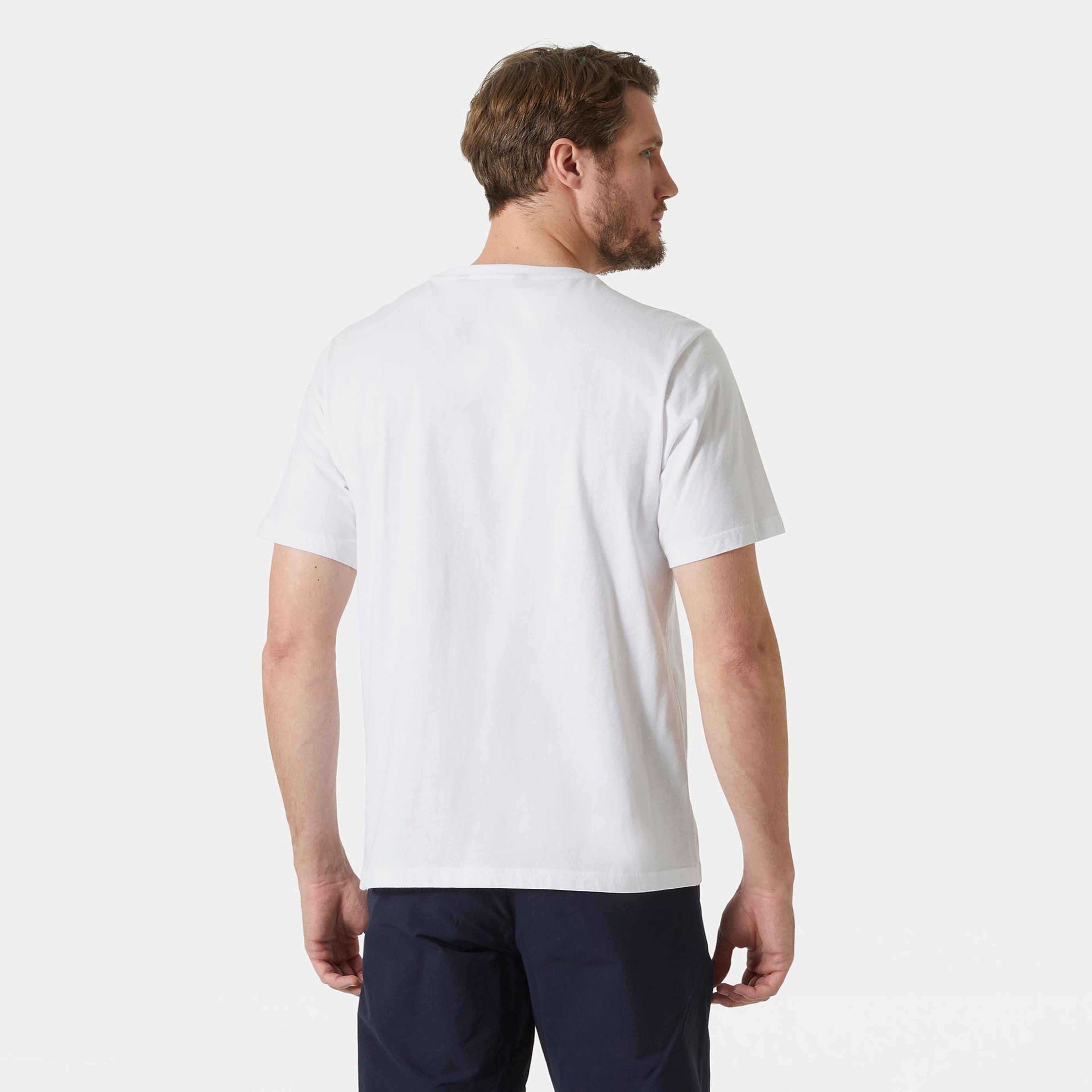 Helly Hansen Hh Logo 3.0  Erkek Beyaz T-shirt