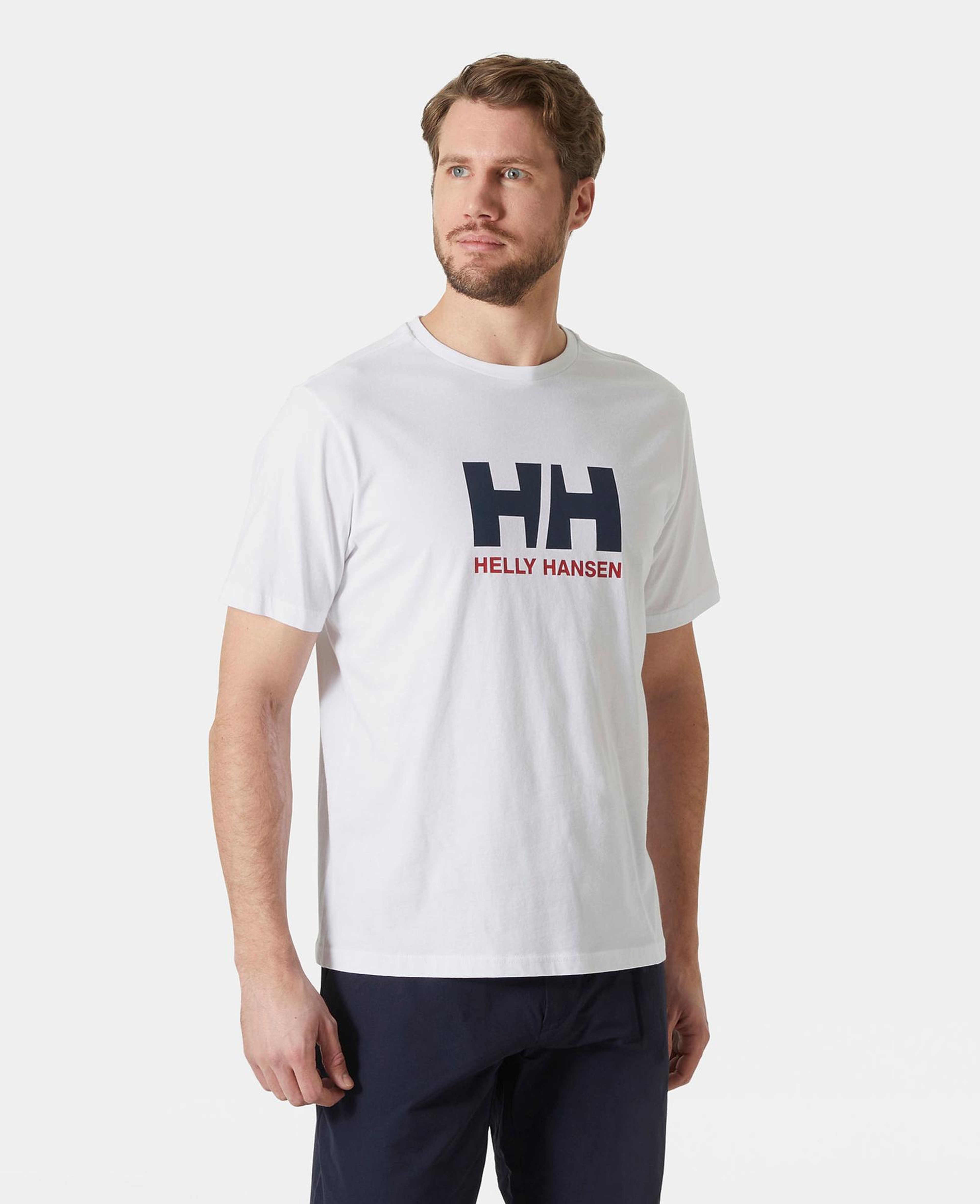 Helly Hansen Hh Logo 3.0  Erkek Beyaz T-shirt