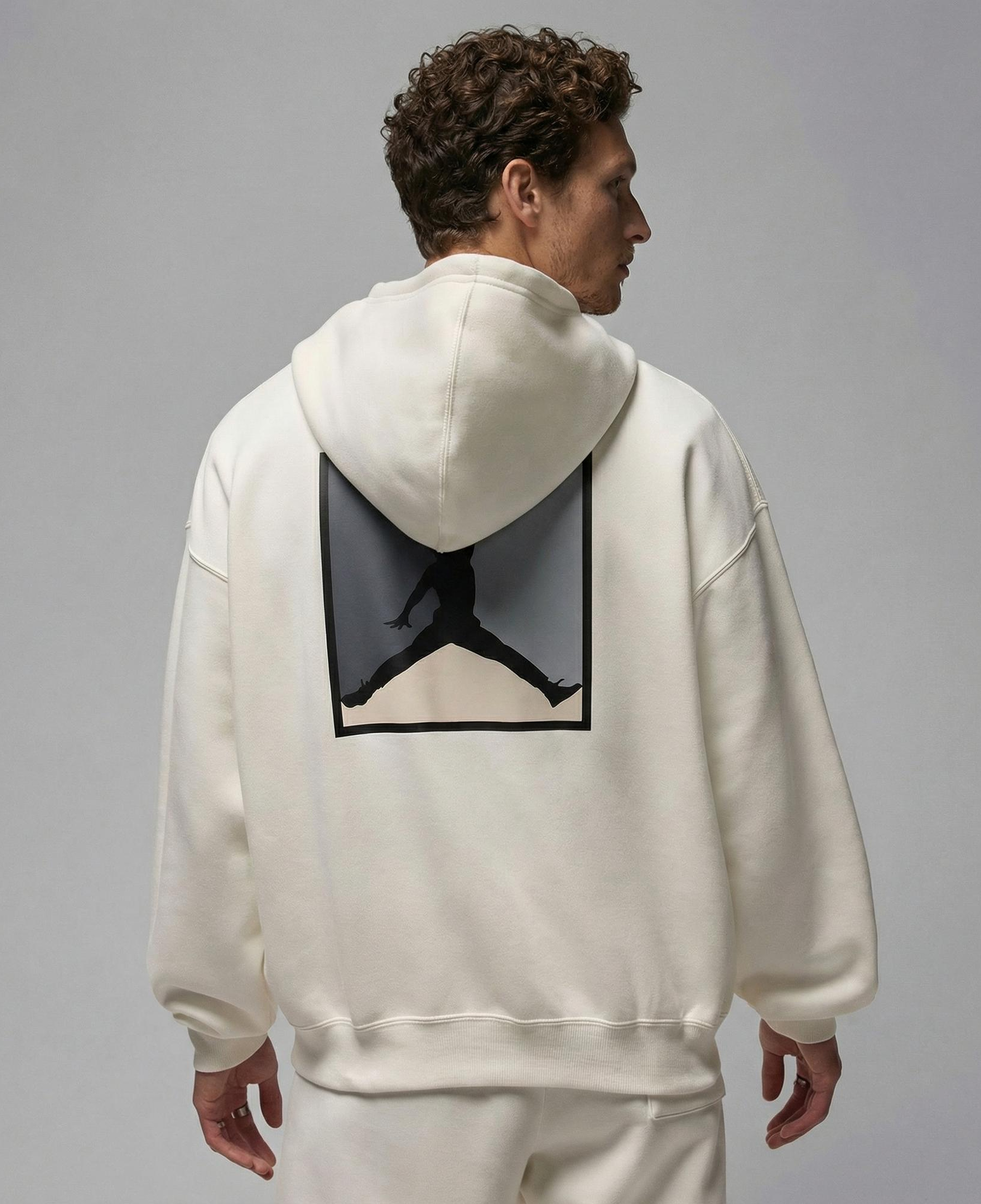 Jordan Brooklyn Fleece Erkek Krem Rengi Sweatshirt