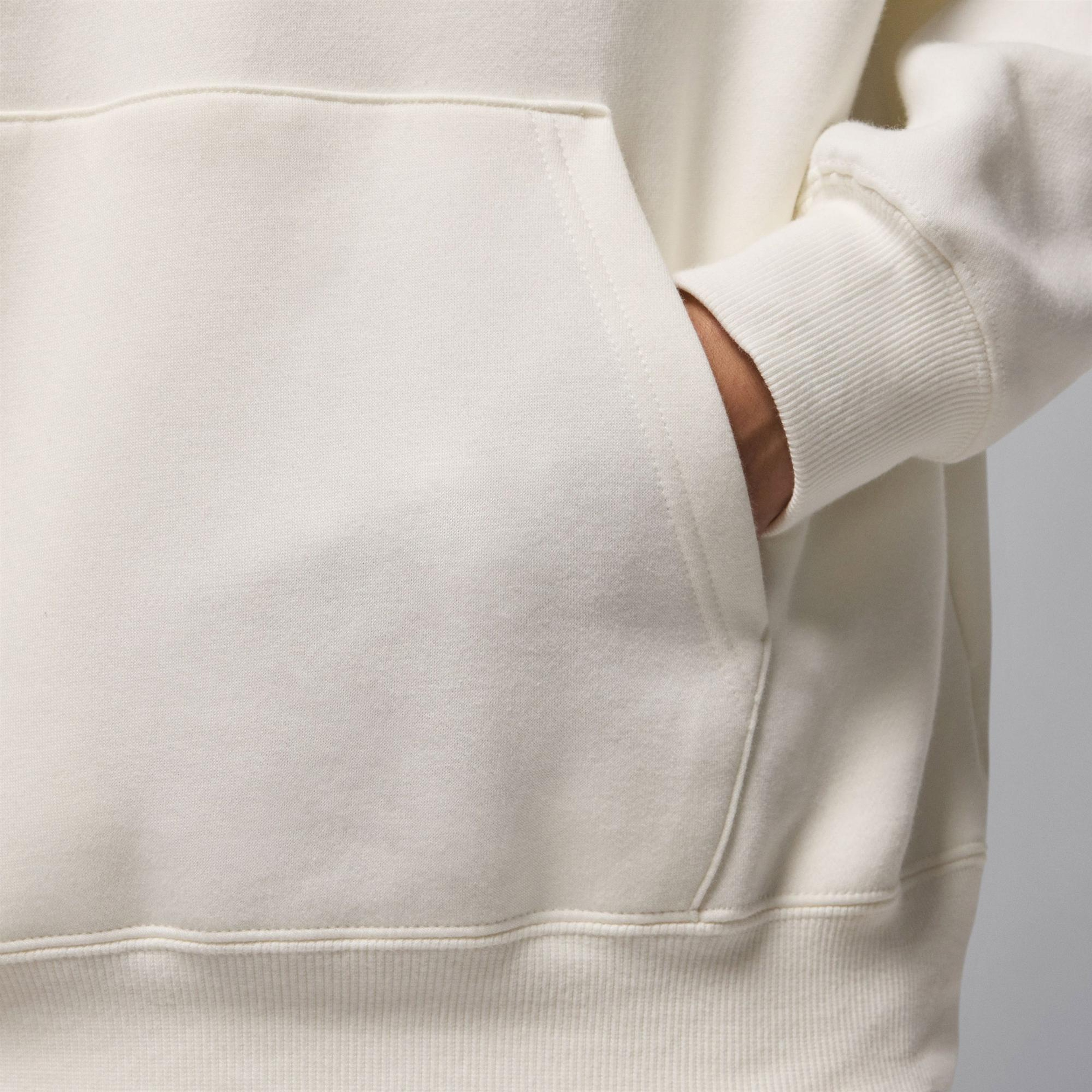 Jordan Brooklyn Fleece Erkek Krem Rengi Sweatshirt