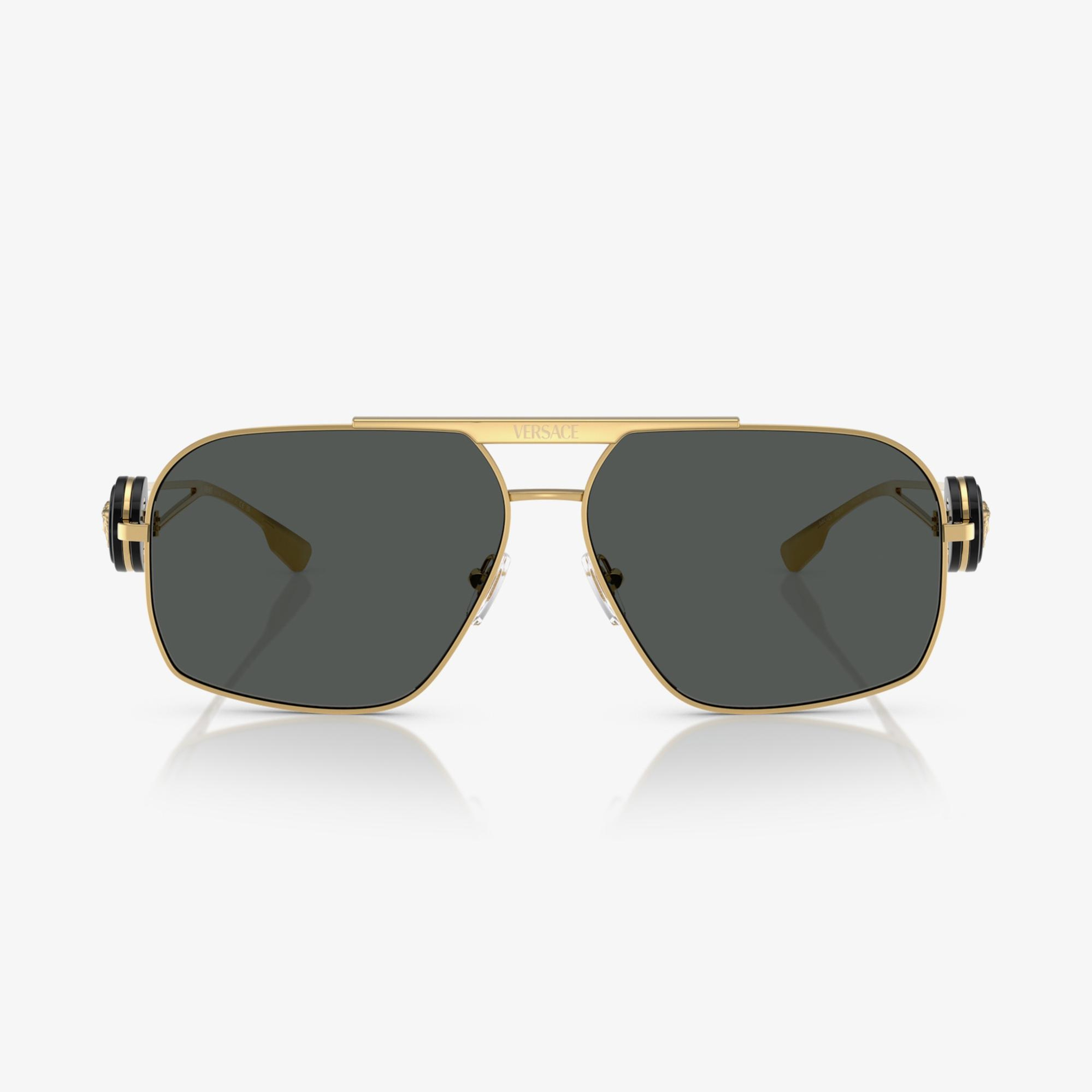 Versace VE2269 Erkek Altın Rengi Güneş Gözlüğü