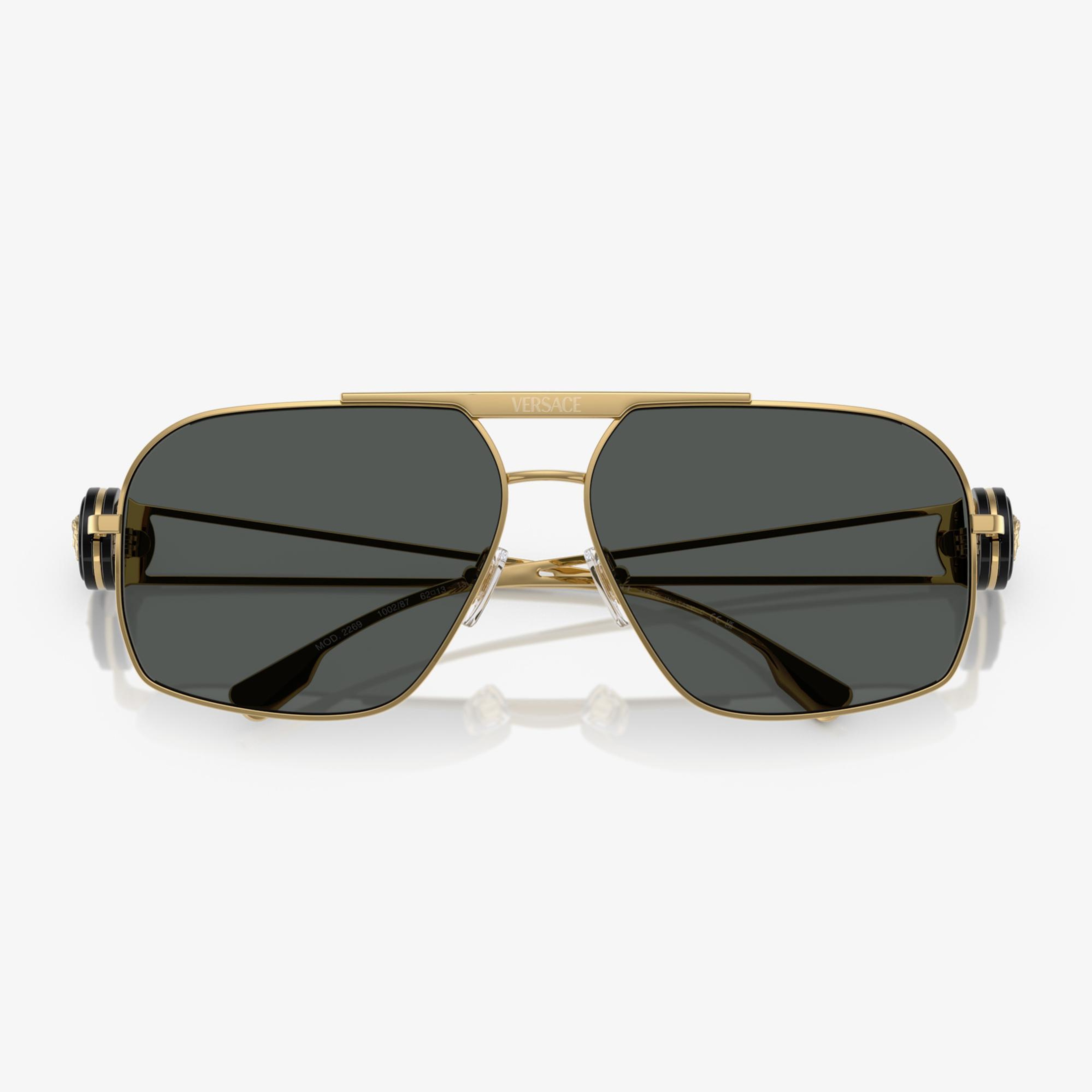 Versace VE2269 Erkek Altın Rengi Güneş Gözlüğü