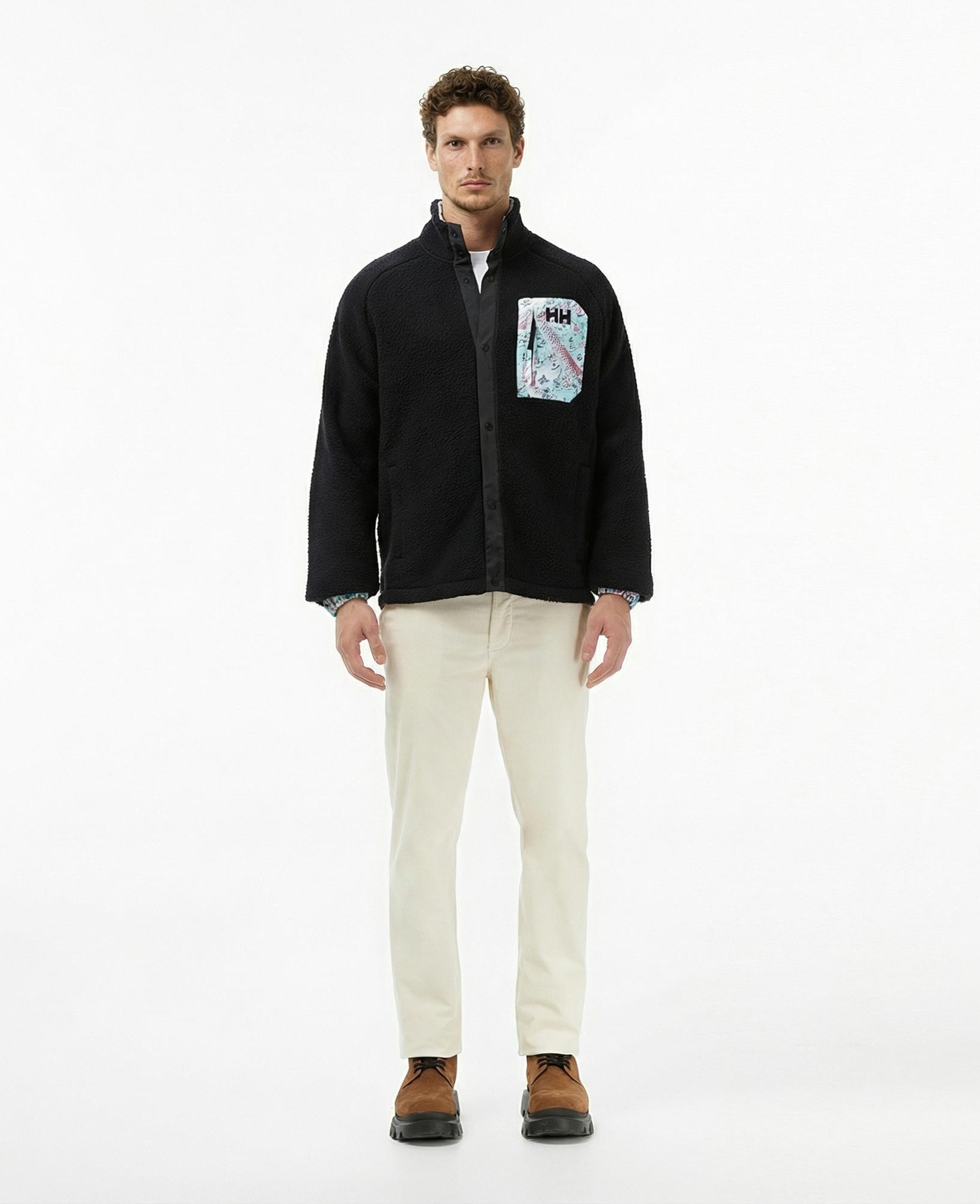 Helly Hansen Panorama Pile Snap Erkek Siyah Ceket