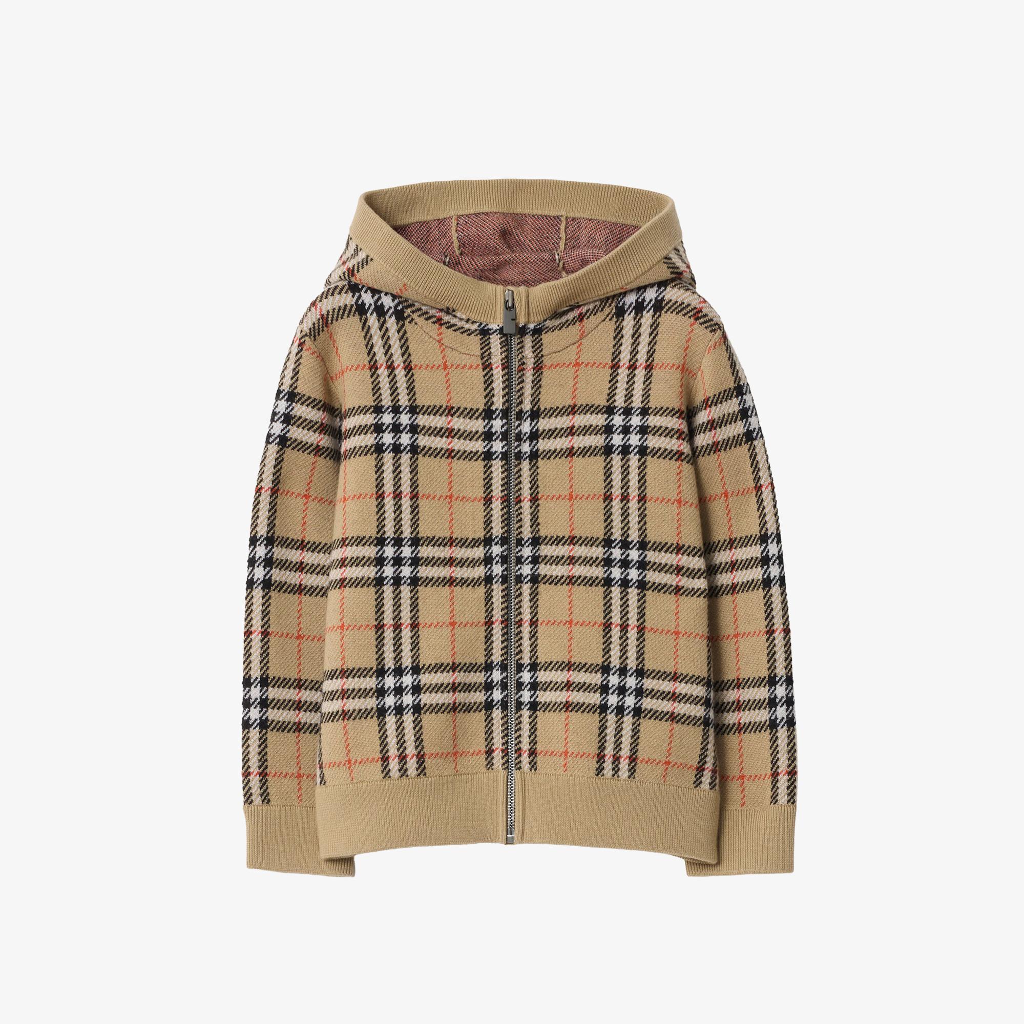 Burberry Jımmy Check Çocuk Bej Triko
