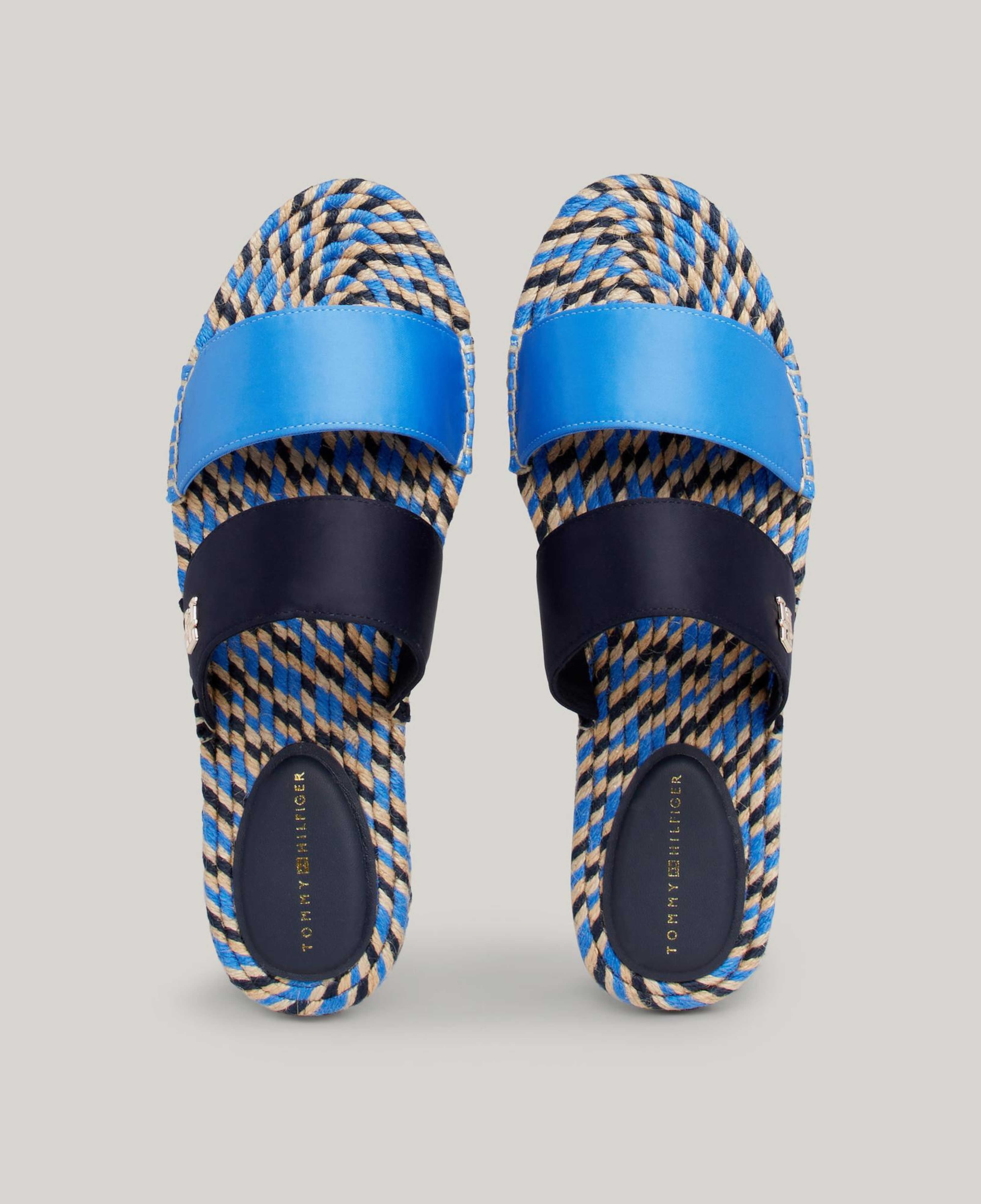 Tommy Hilfiger Satin Flat Kadın Lacivert Terlik