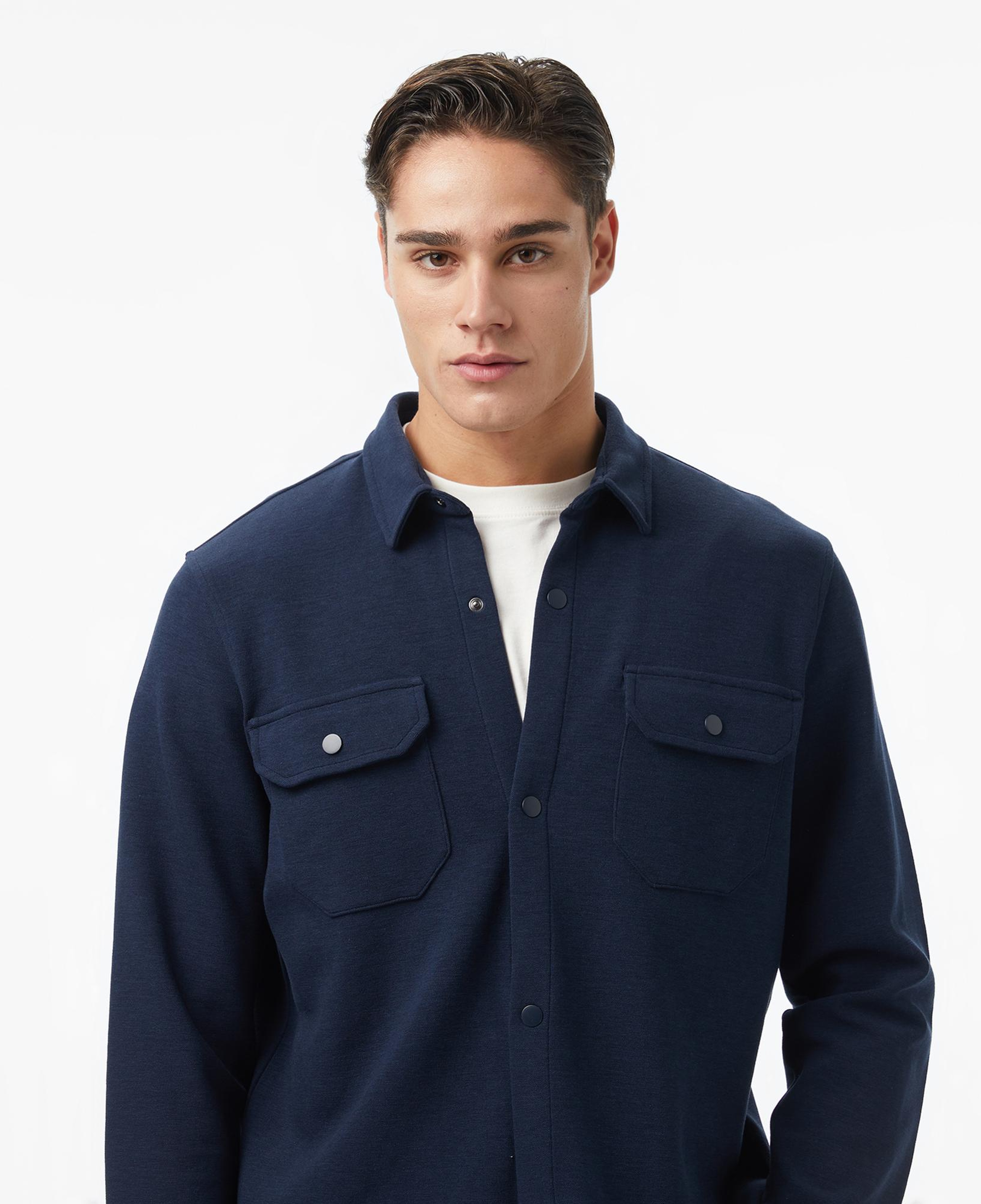 Nautica Erkek Lacivert Classic Fit Gömlek