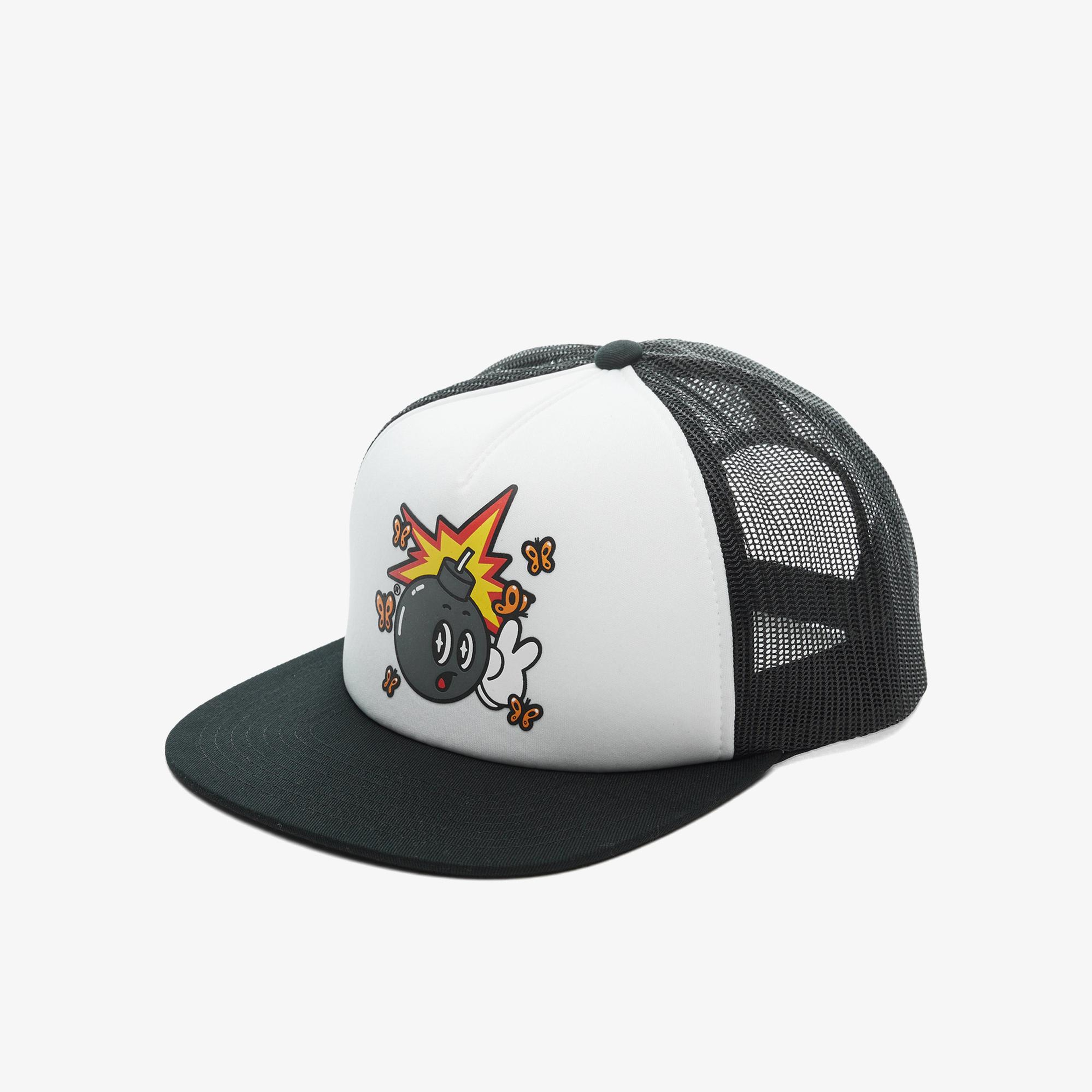 The Hundreds Butterfly Adam Trucker Erkek Siyah Şapka