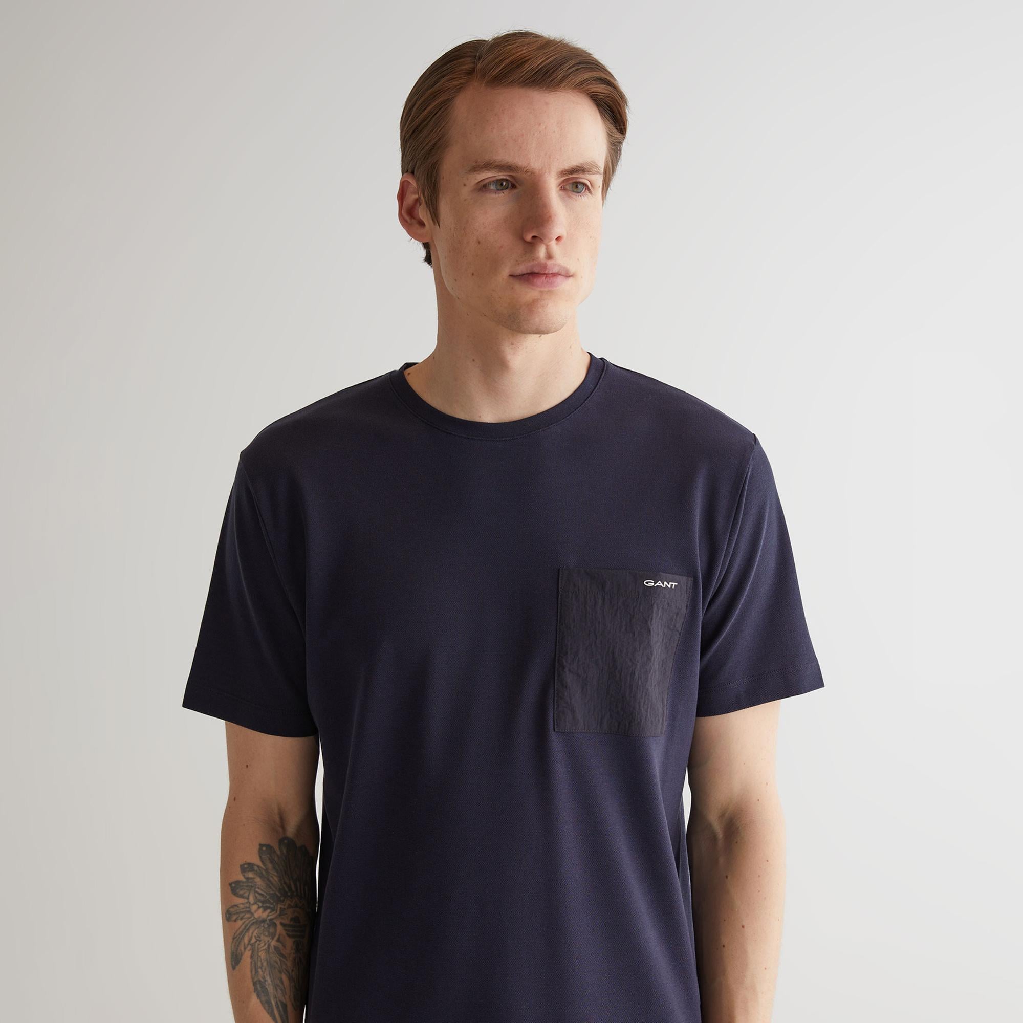 Gant Erkek Lacivert T-Shirt