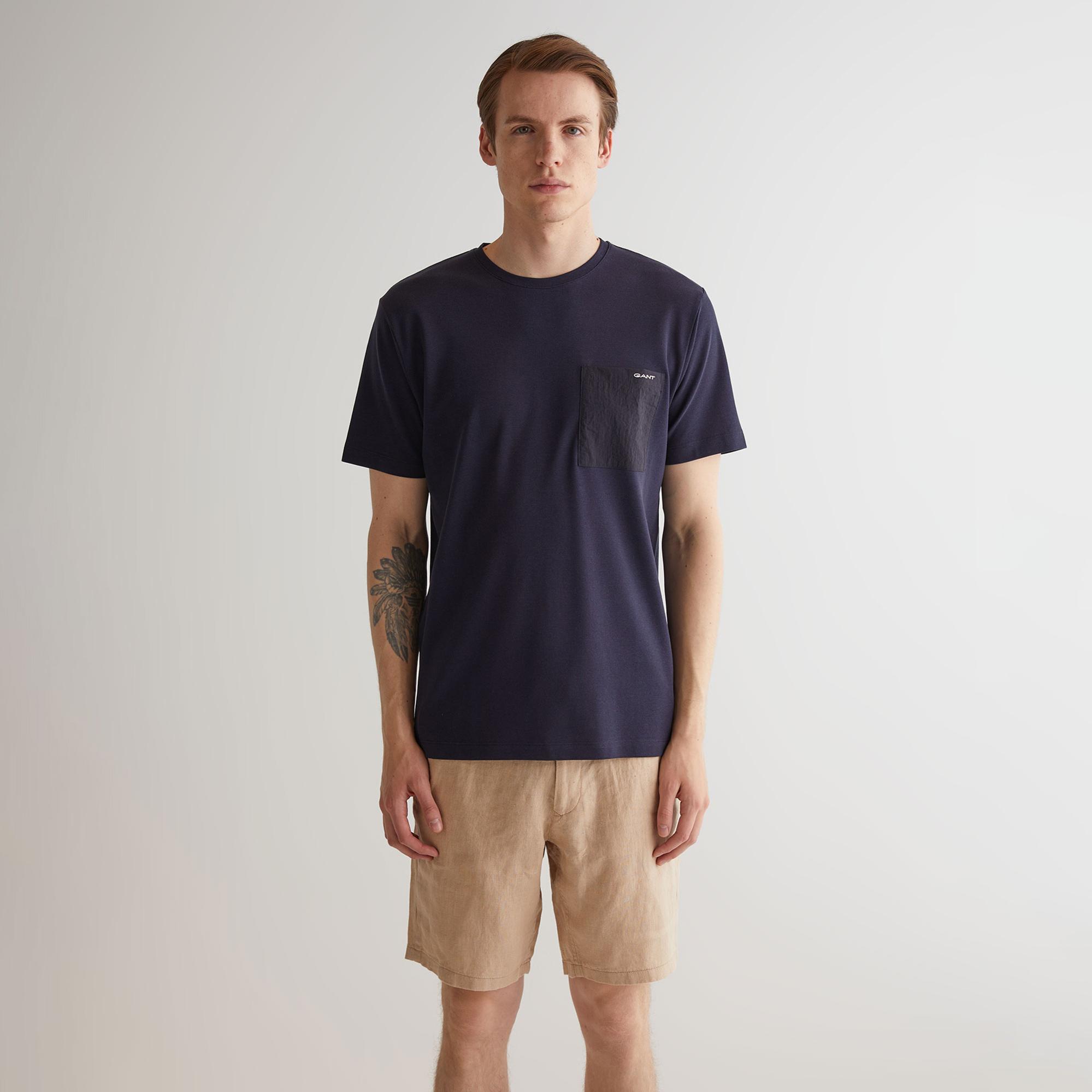 Gant Erkek Lacivert T-Shirt