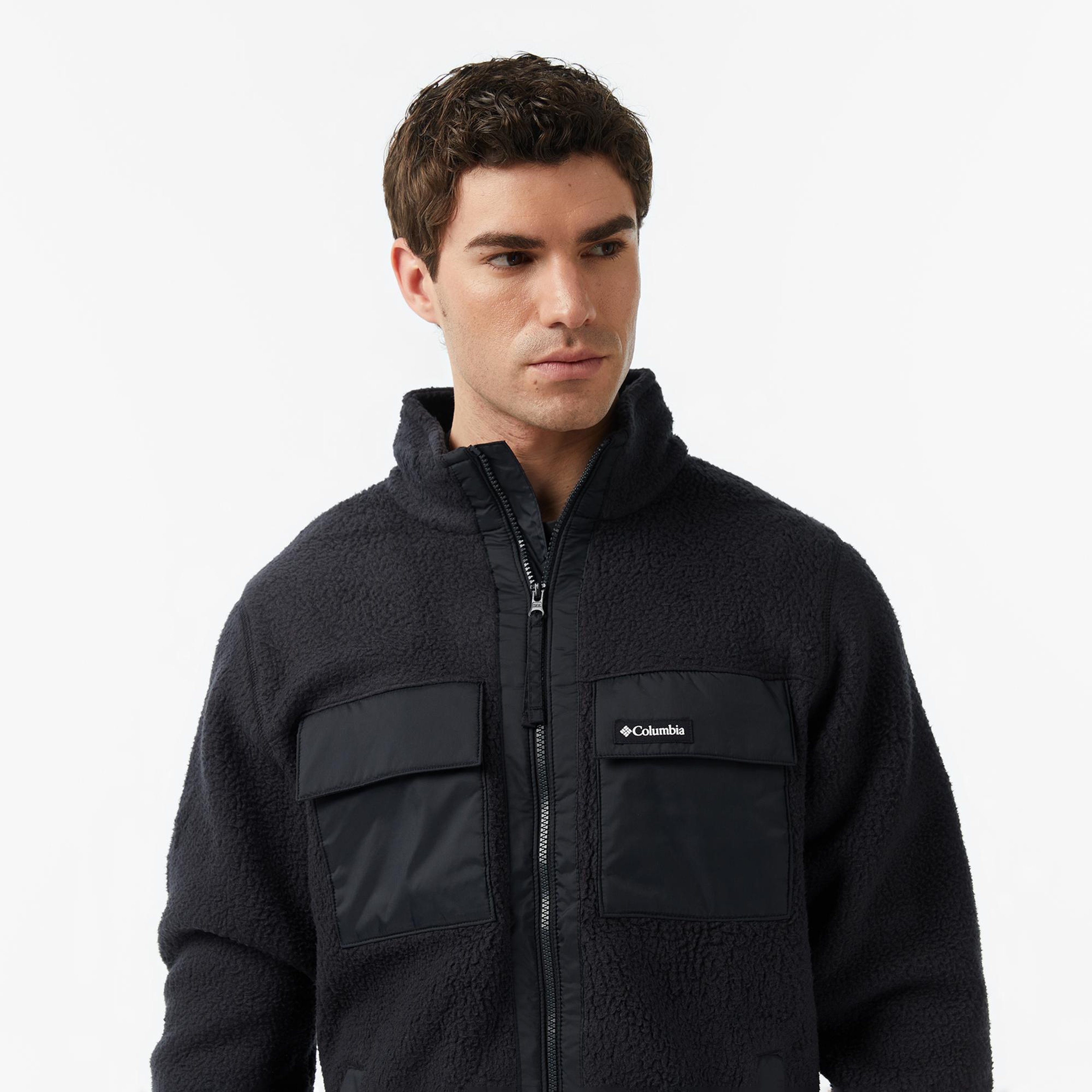 Columbia Juniper Peak Full Zip Fleece Erkek Siyah Polar Ceket