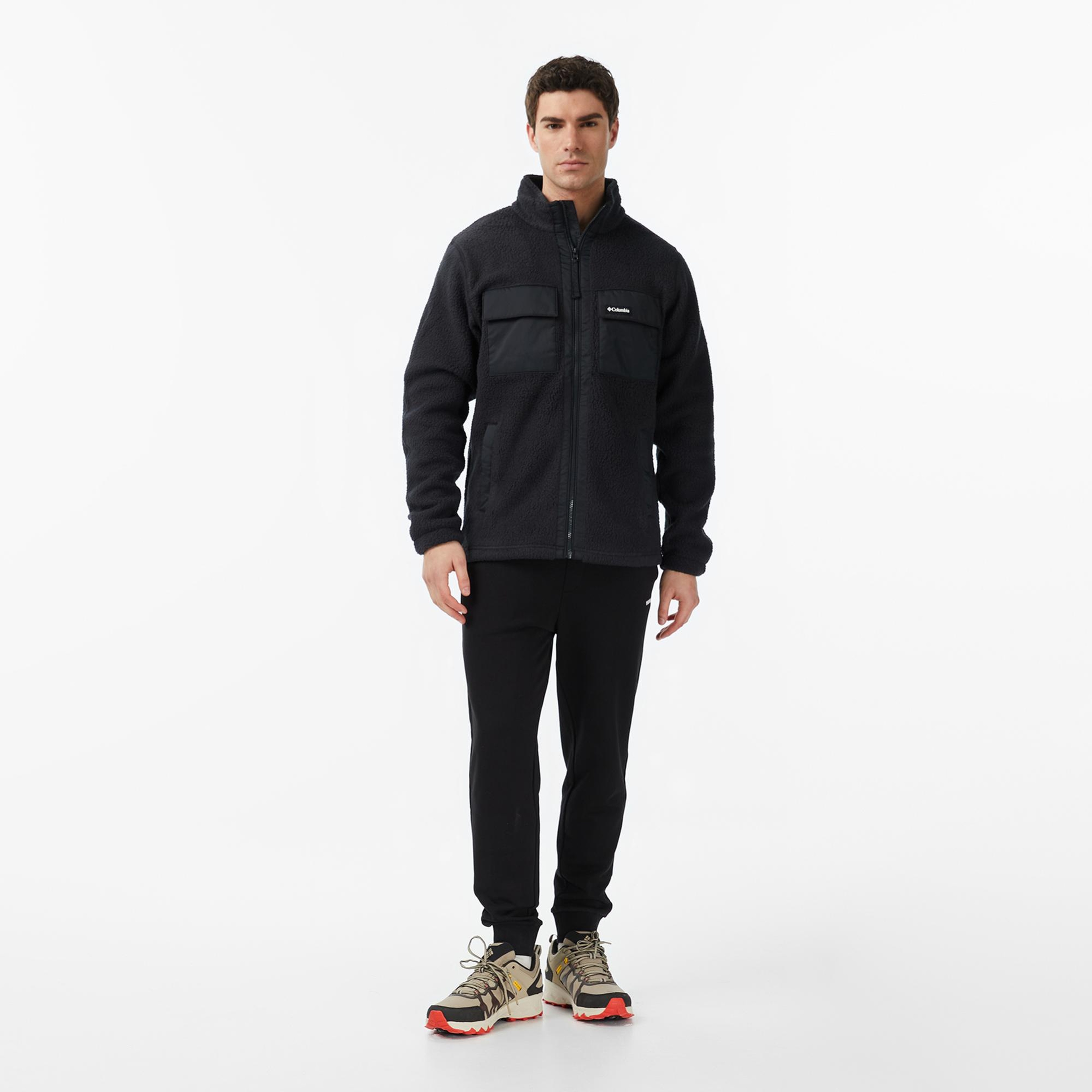 Columbia Juniper Peak Full Zip Fleece Erkek Siyah Polar Ceket