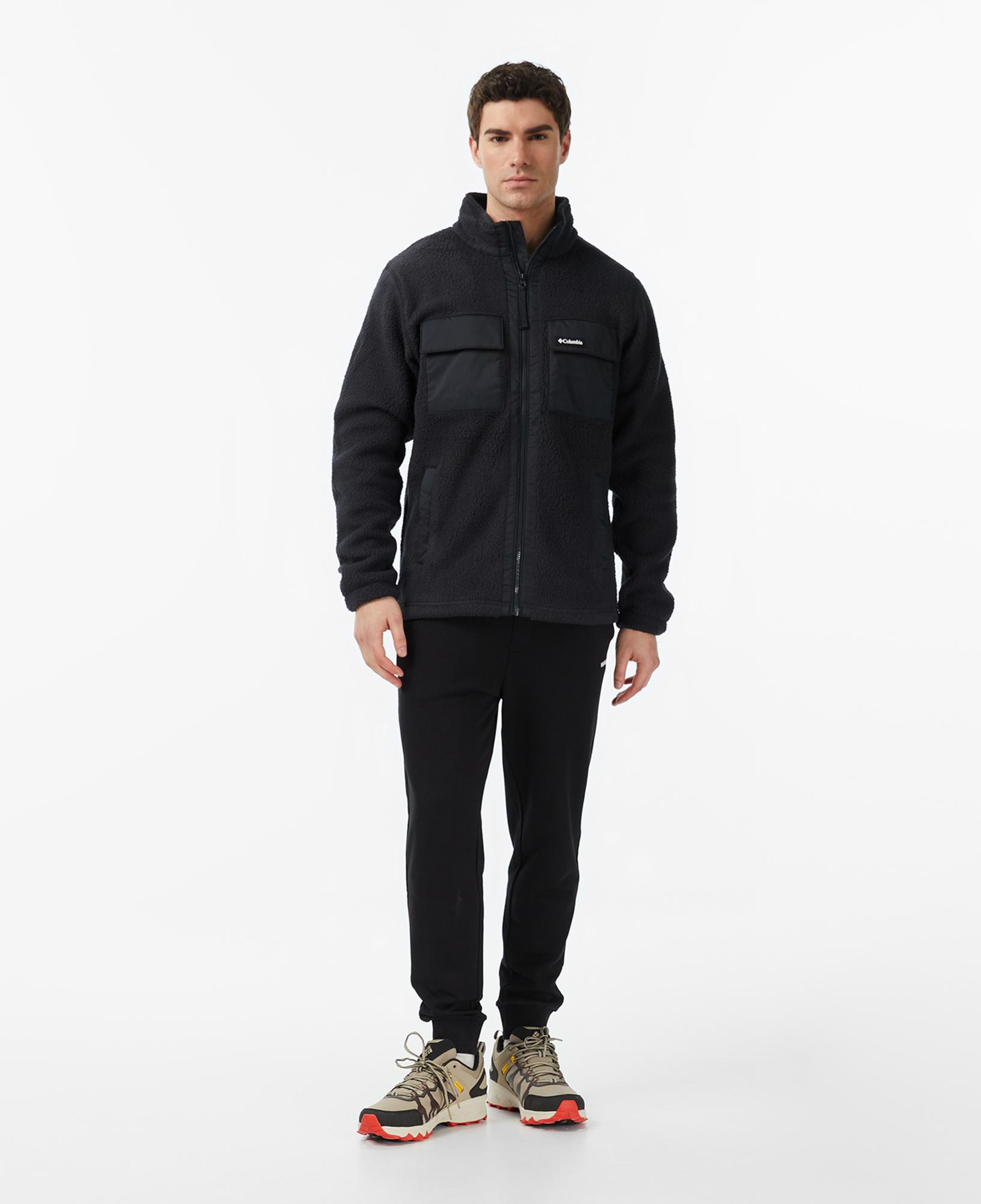 Columbia Juniper Peak Full Zip Fleece Erkek Siyah Polar Ceket