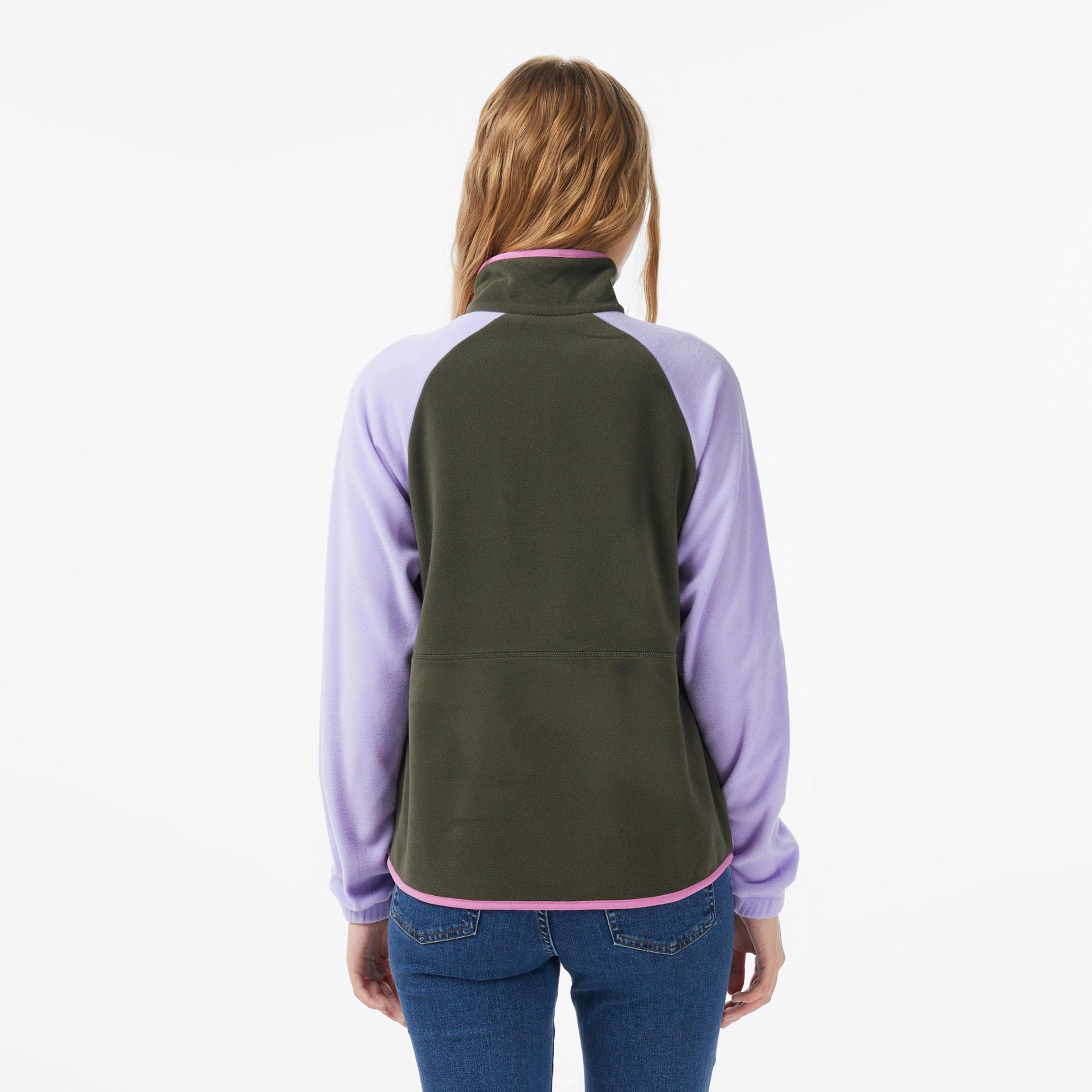 Helly Hansen W Rig 1/2 Zip Polar Kadın Mor Sweatshirt