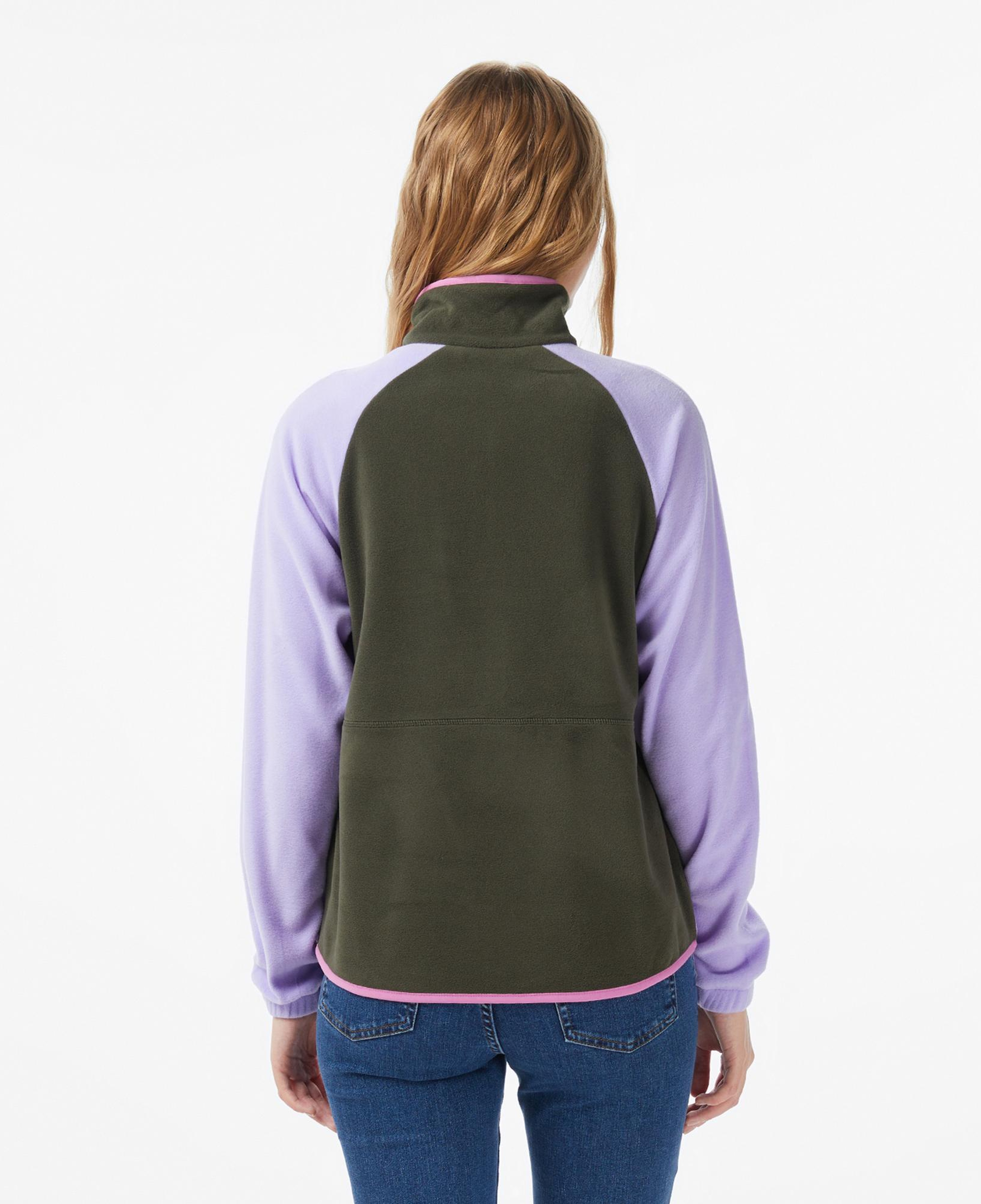 Helly Hansen W Rig 1/2 Zip Polar Kadın Mor Sweatshirt