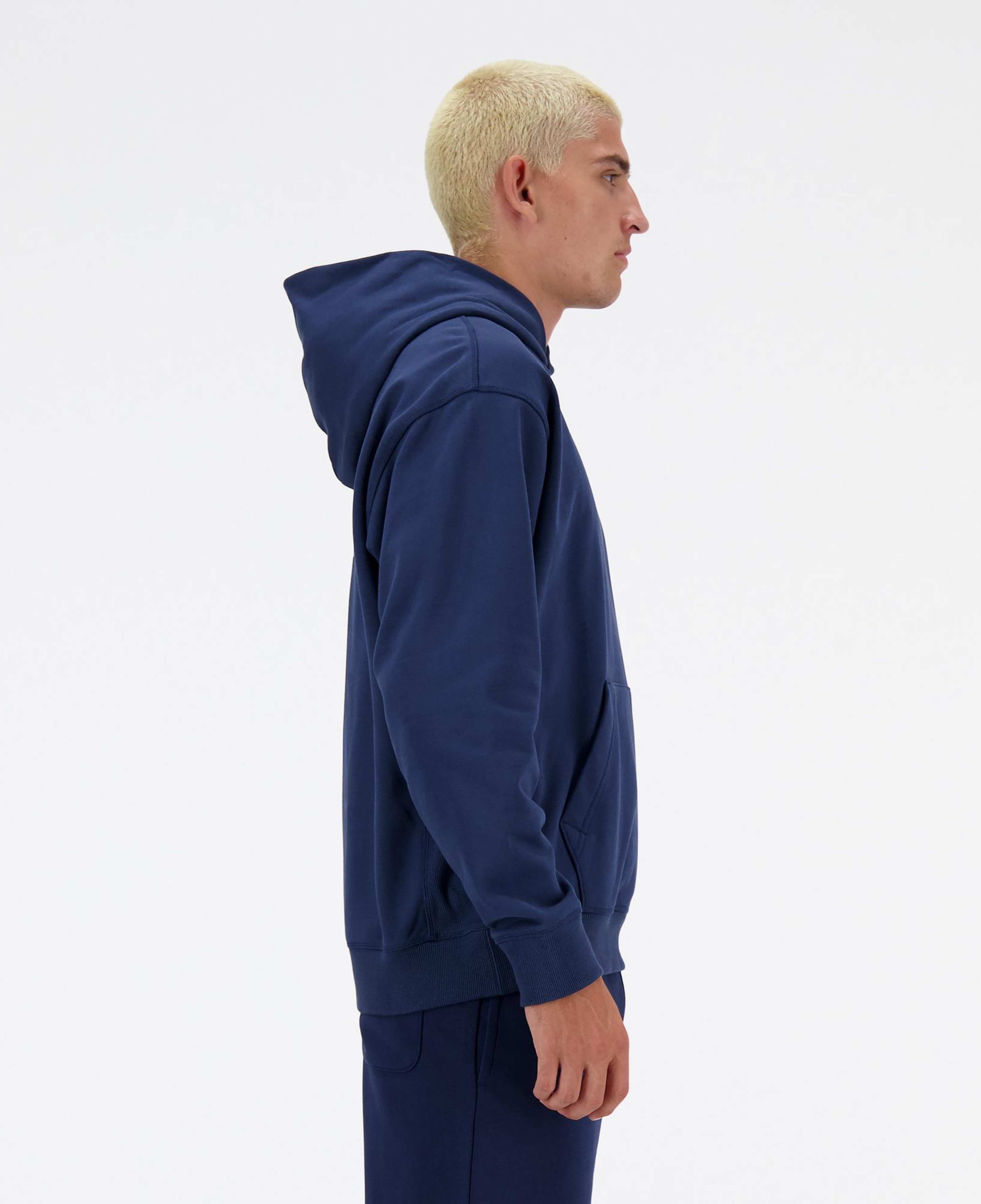 New Balance Athletics Models Never Age Relaxed Erkek Lacivert Sweatshirt