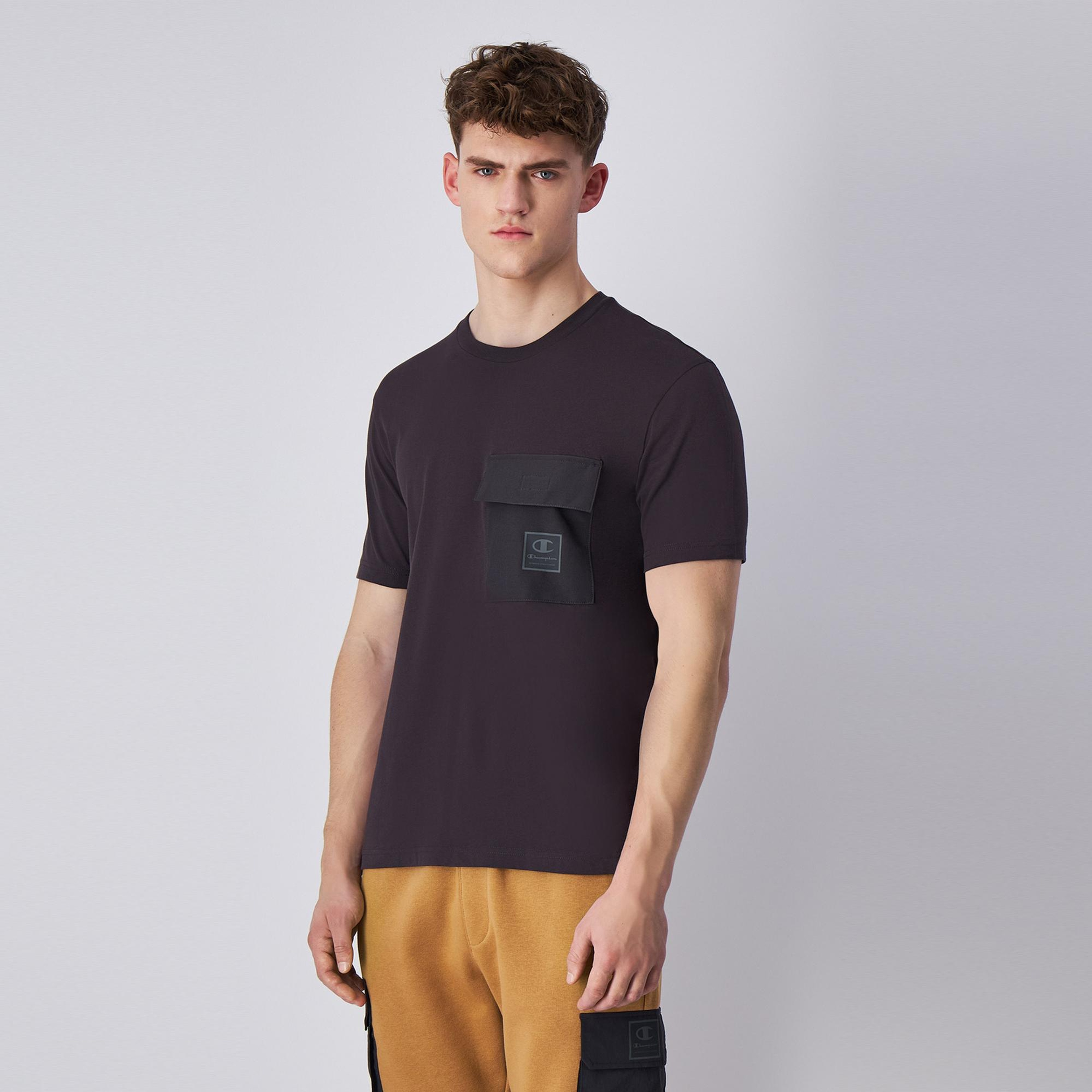 Champion Erkek Siyah T-Shirt
