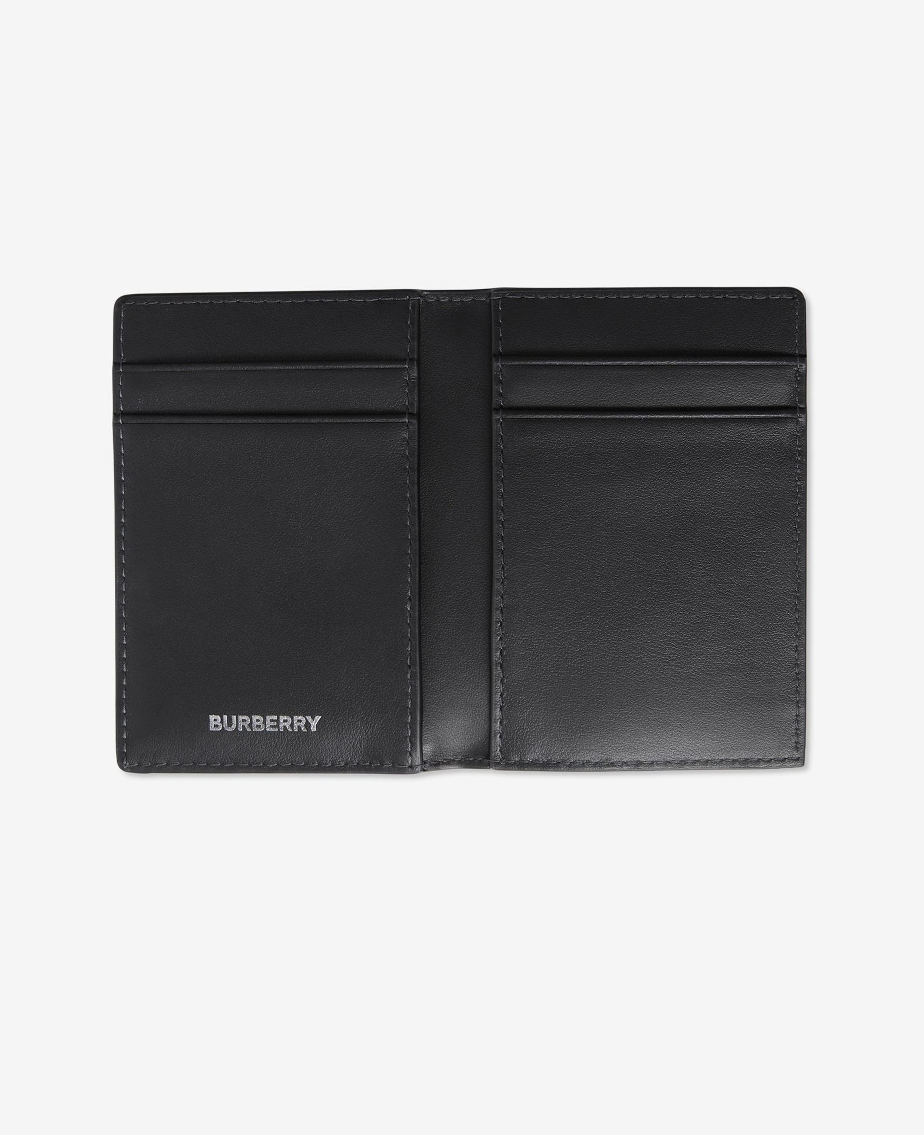 Burberry Check and Leather Erkek Gri Kartlık