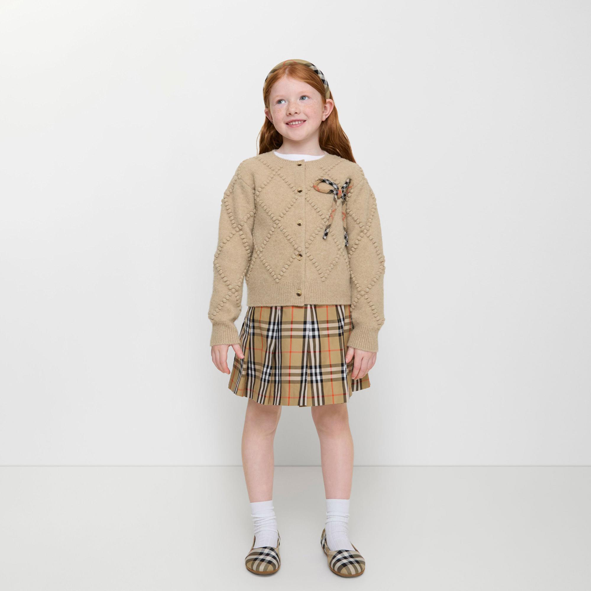 Burberry Gabrıelle Check Çocuk Bej Etek