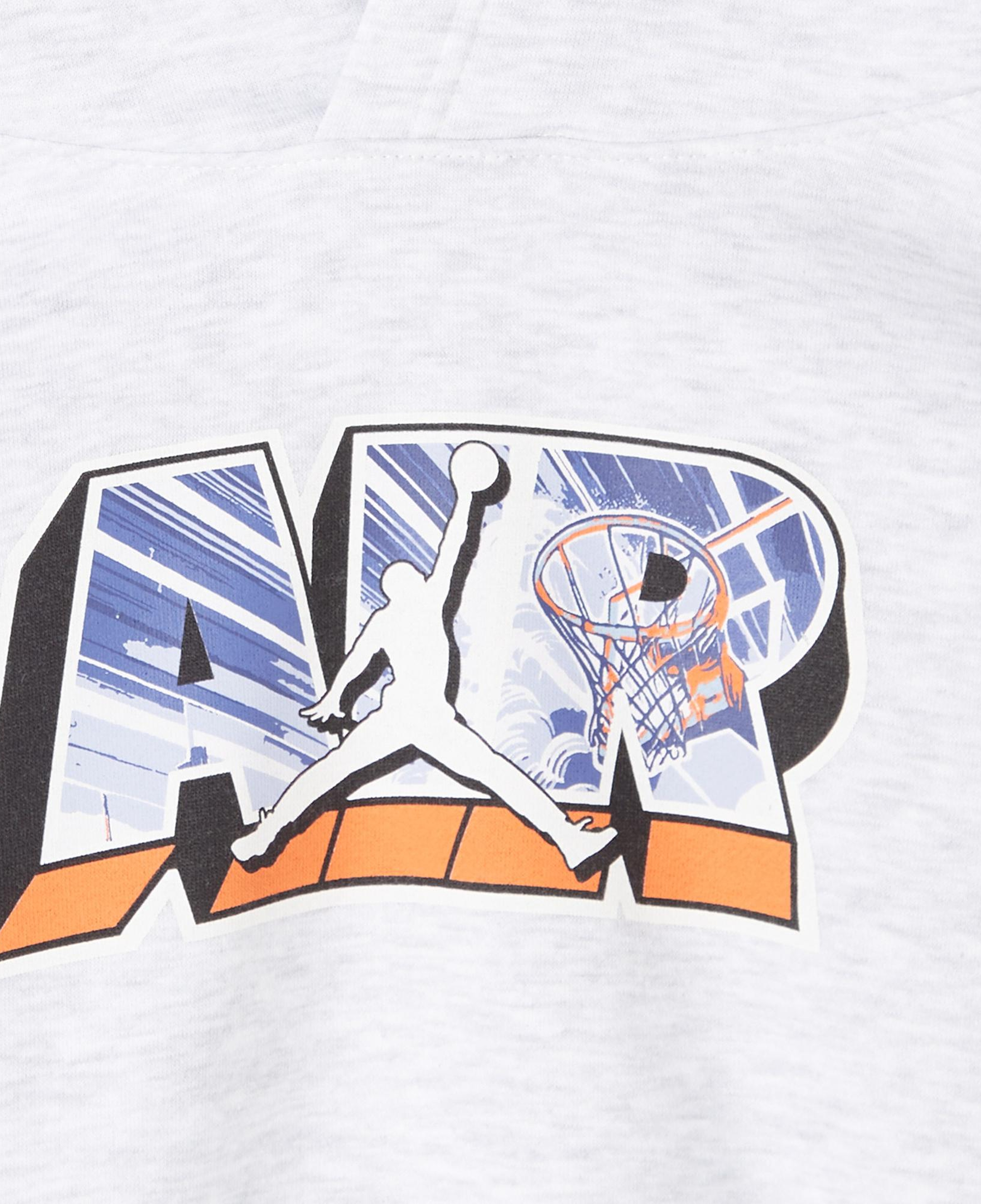 Jordan Air Postcard Çocuk Gri Kapüşonlu Sweatshirt