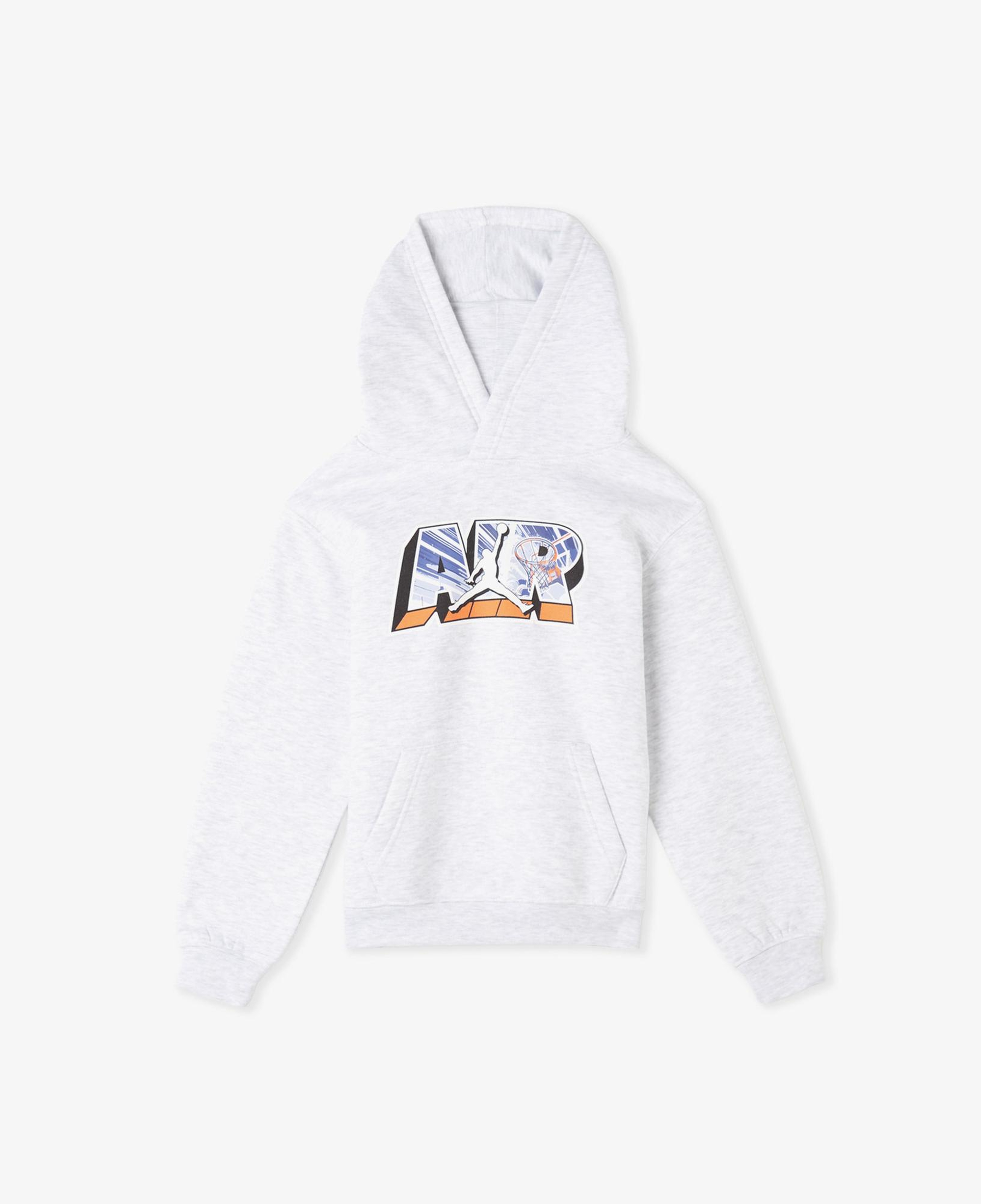 Jordan Air Postcard Çocuk Gri Kapüşonlu Sweatshirt